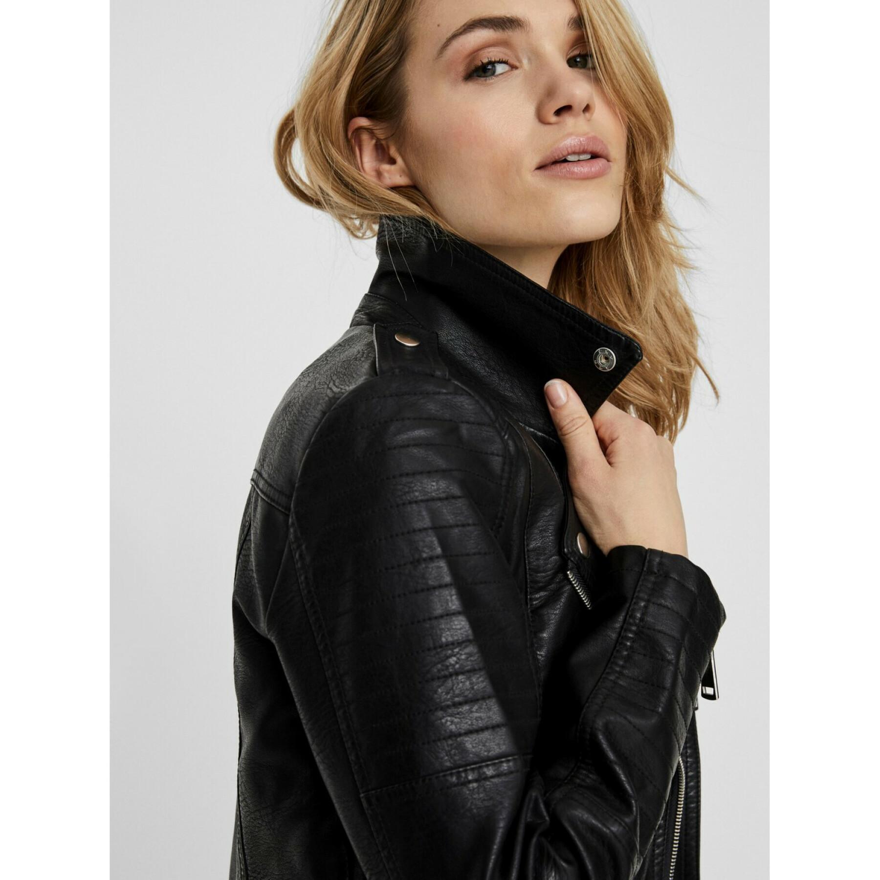 Leather jacket woman Vero Moda vmkerriultra