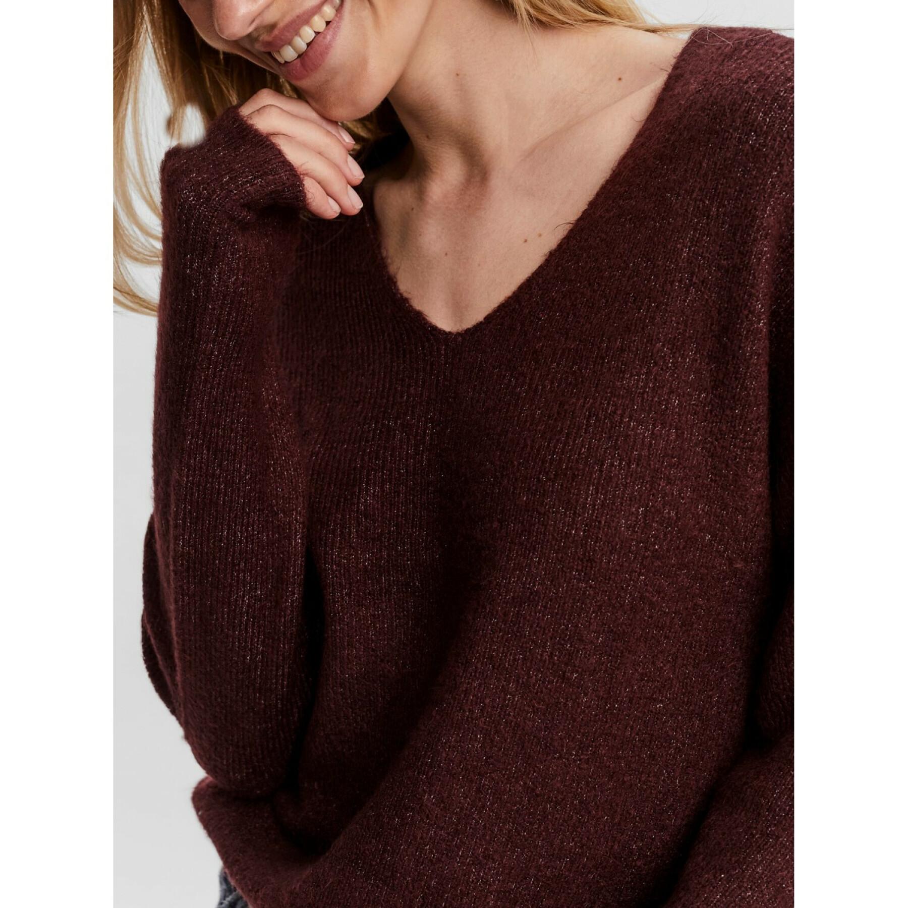 V-neck sweater for women Vero Moda vmcrewlefile