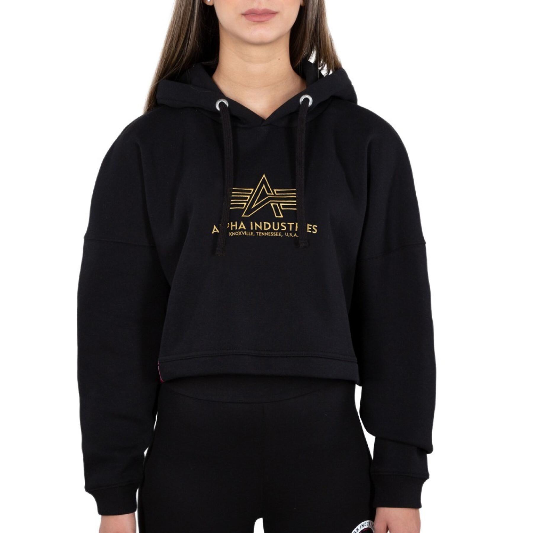 Women's hoodie Alpha Industries basic cos embroidery