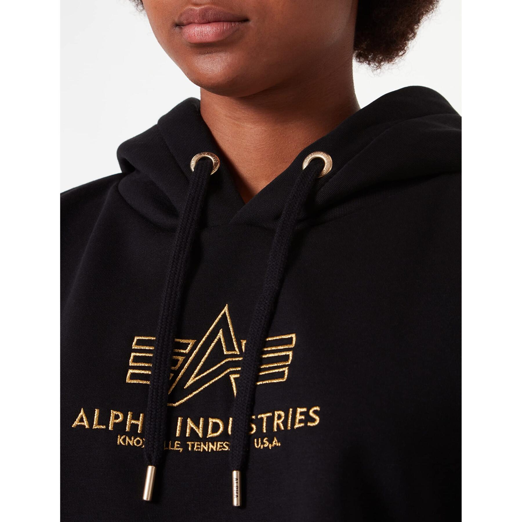 Women's hoodie Alpha Industries basic cos embroidery