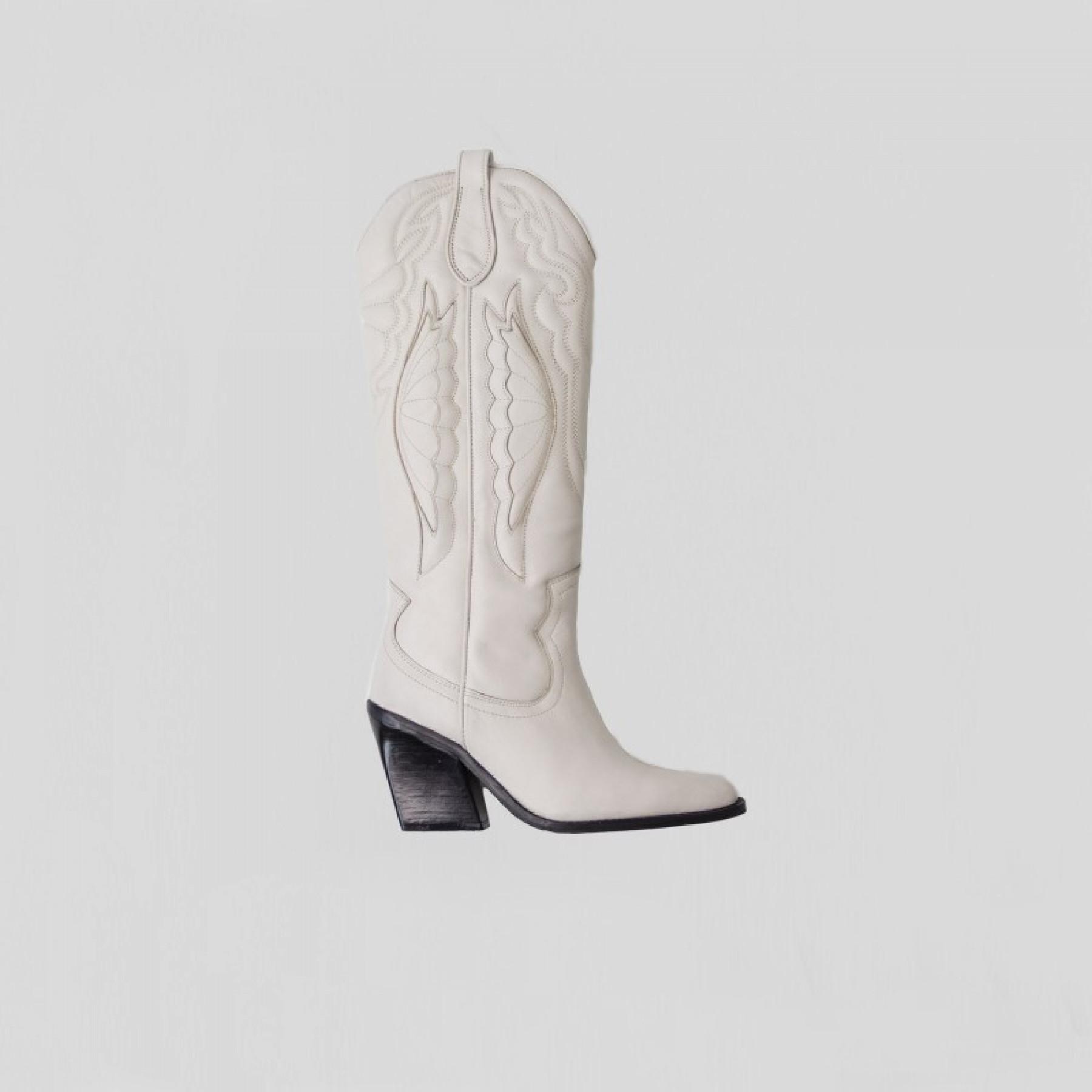 Leather boots woman Bronx New-Kole Western