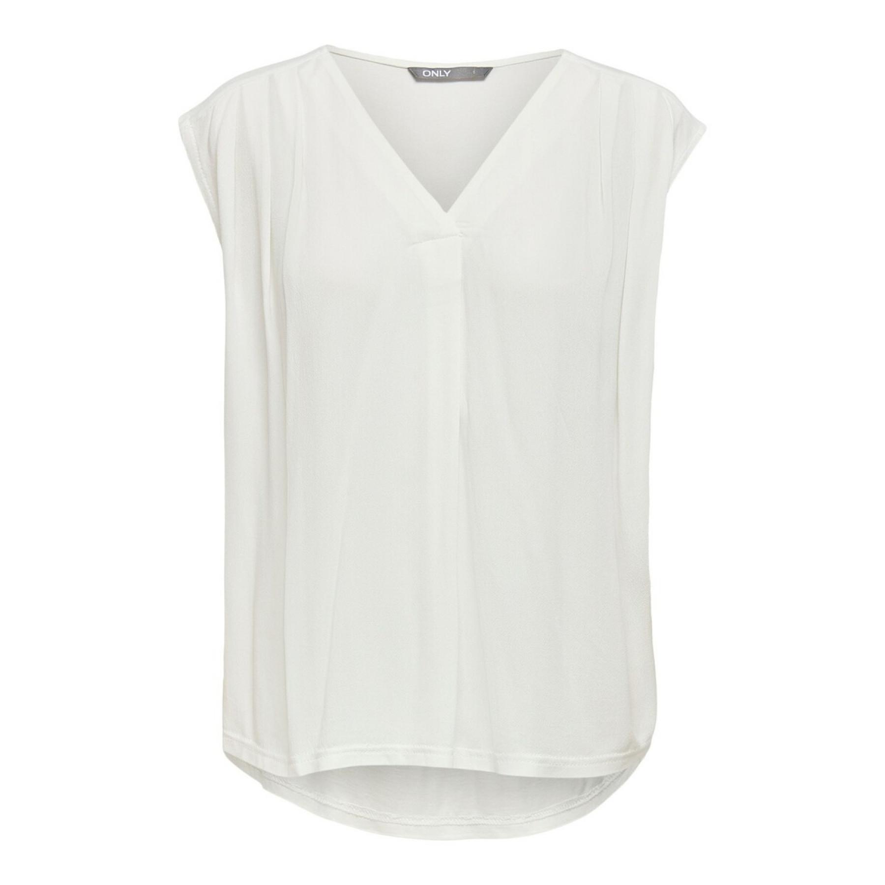 Women's top Only Roberta sans manches col V