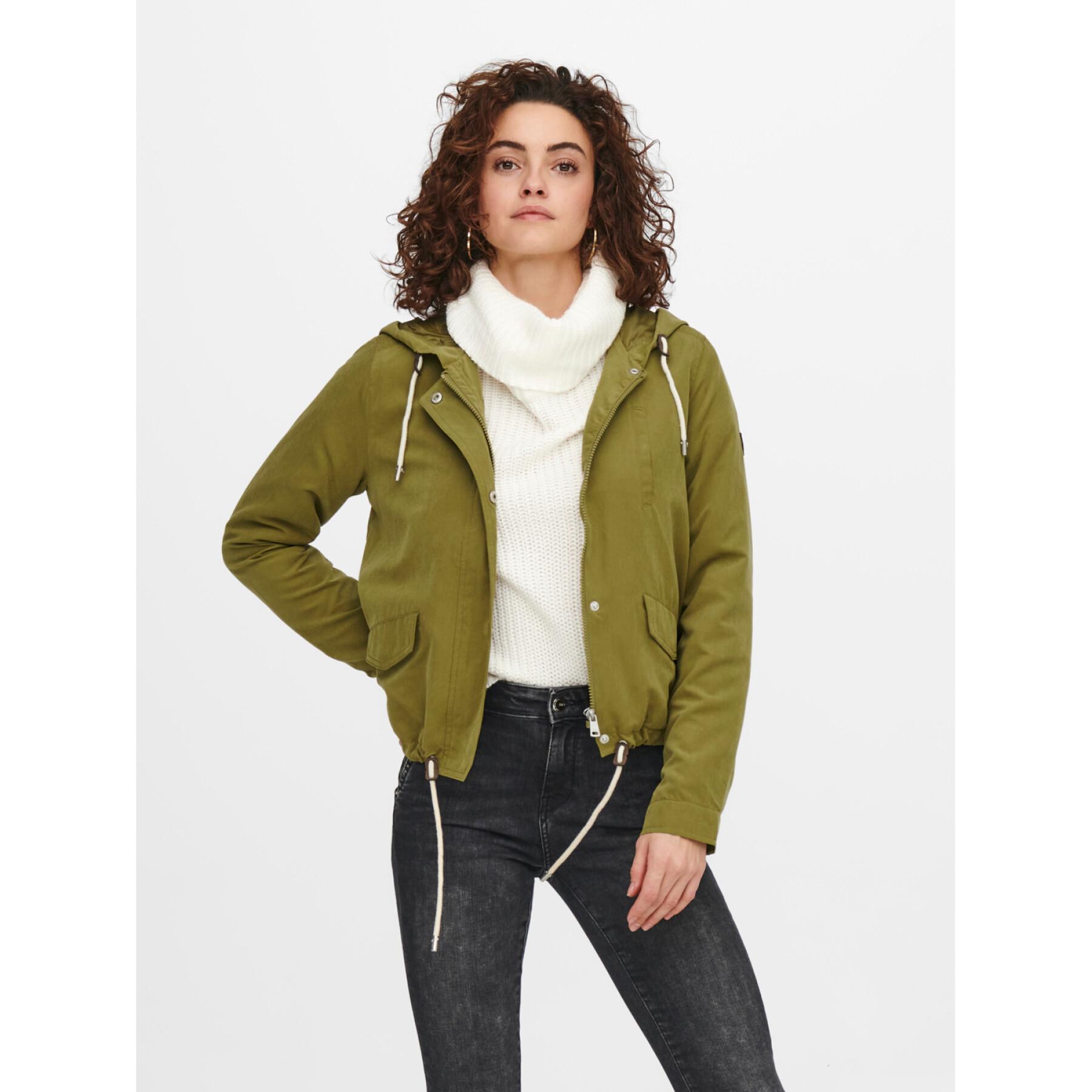Women's spring hooded jacket Only onlskylar