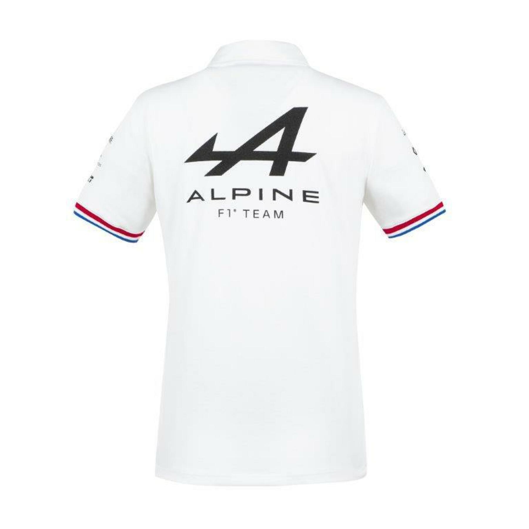 Women's short sleeve polo shirt Le Coq Sportif Alpine F1 2021/22