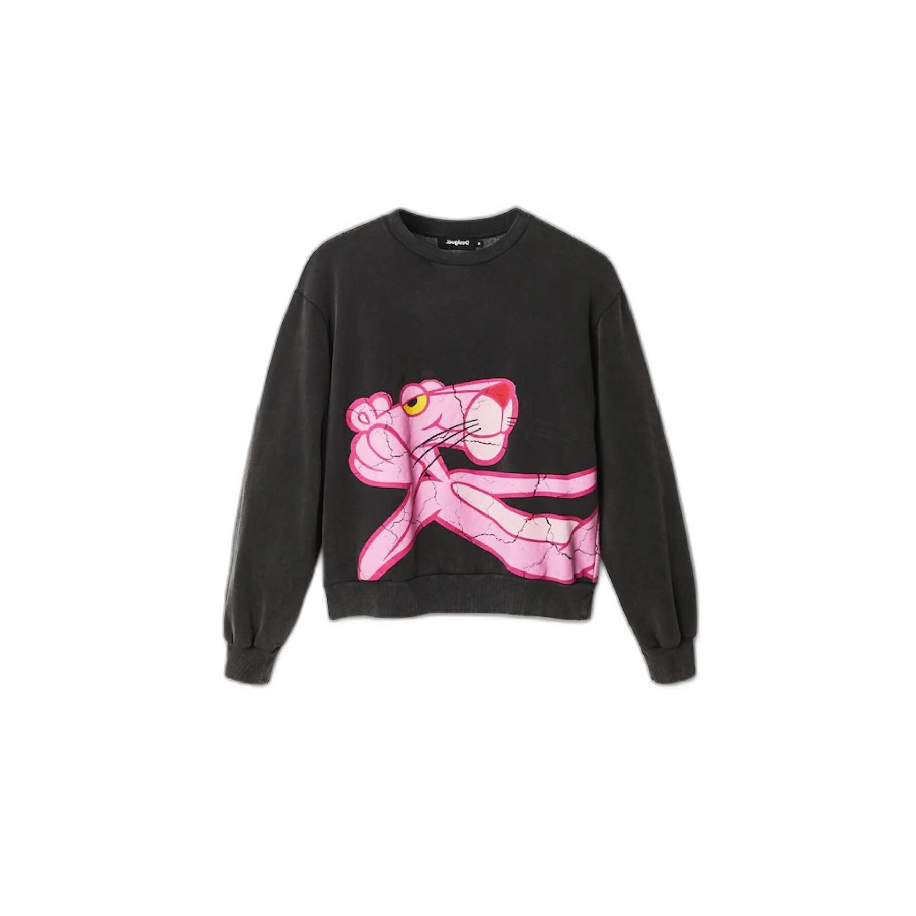 Sweatshirt woman Desigual Pink panther