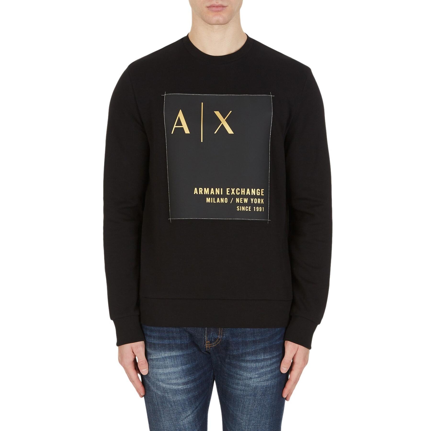 Sweatshirt round neck Armani Exchange 6KZMDB-ZJ6PZ noir