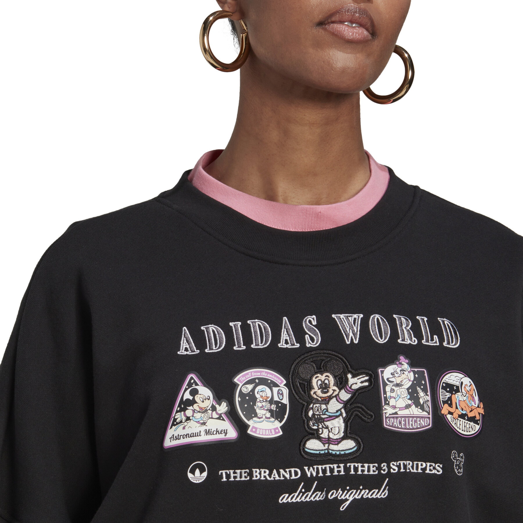 Women's loose-fitting sweatshirt adidas Originals Disney