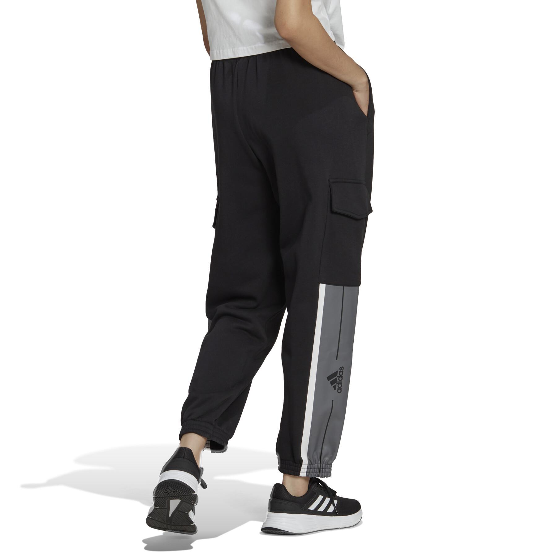 Women's thin striped cargo jogging suit adidas Essentials