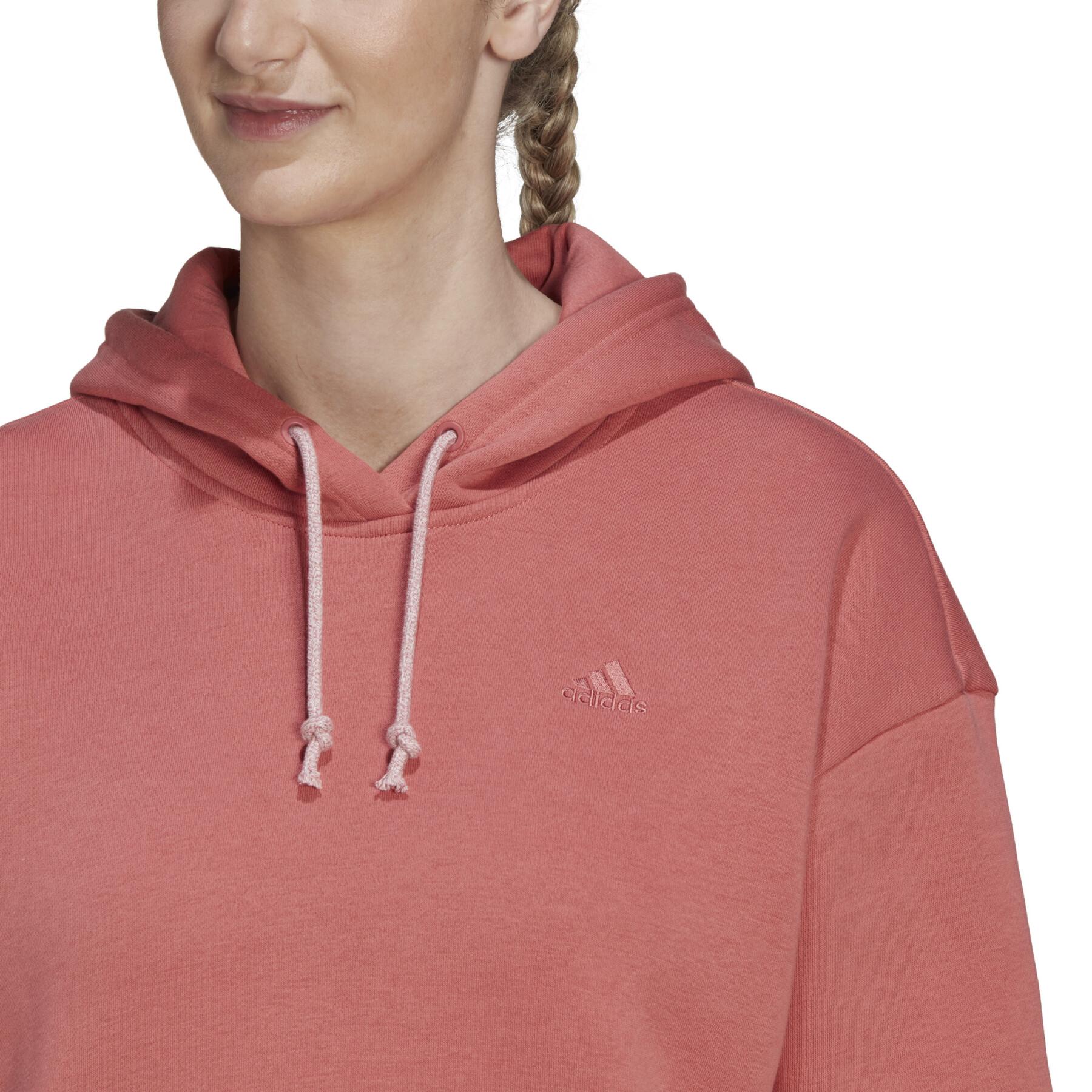 Women's long hooded sweatshirt adidas All SZN