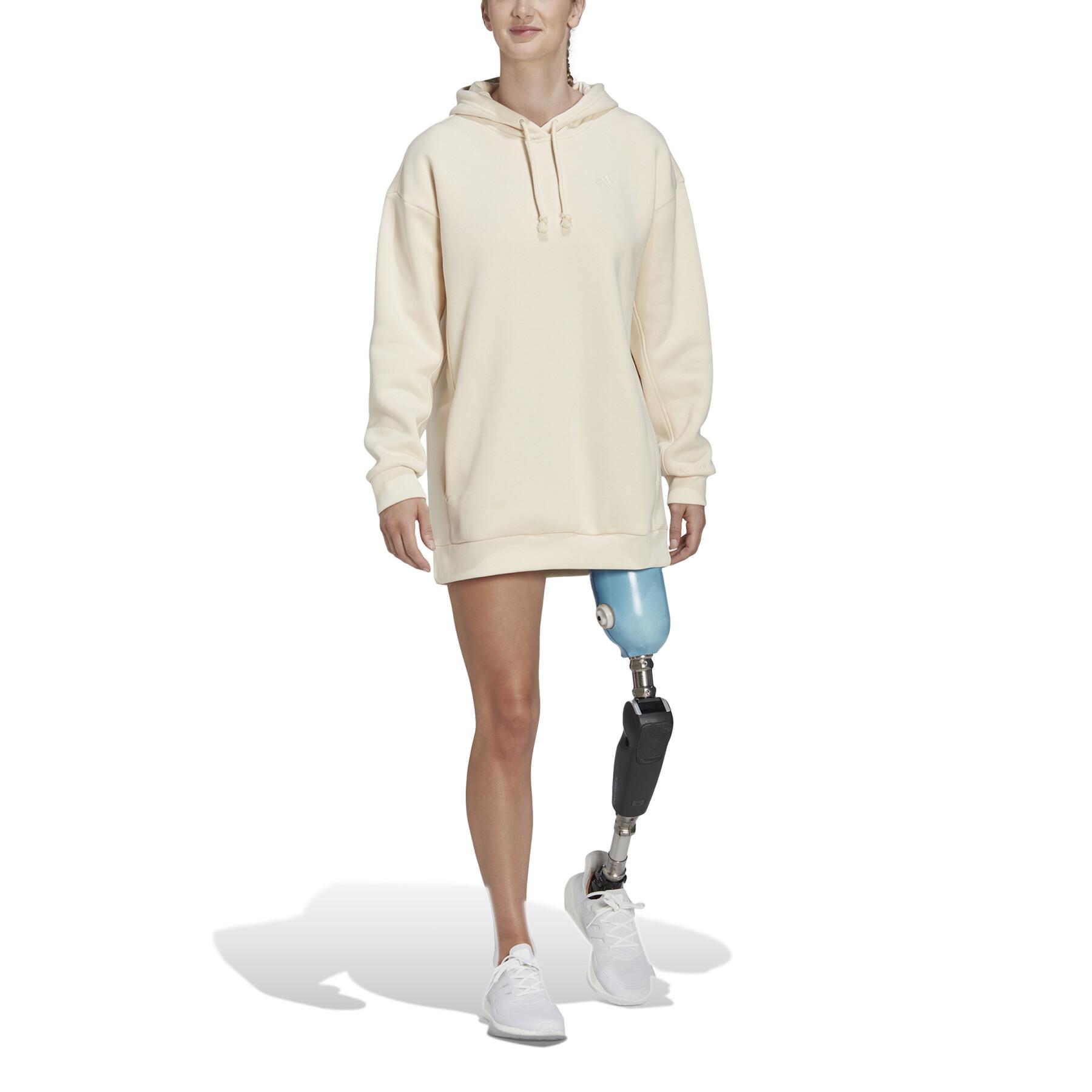 Women's long hooded sweatshirt adidas ALL SZN