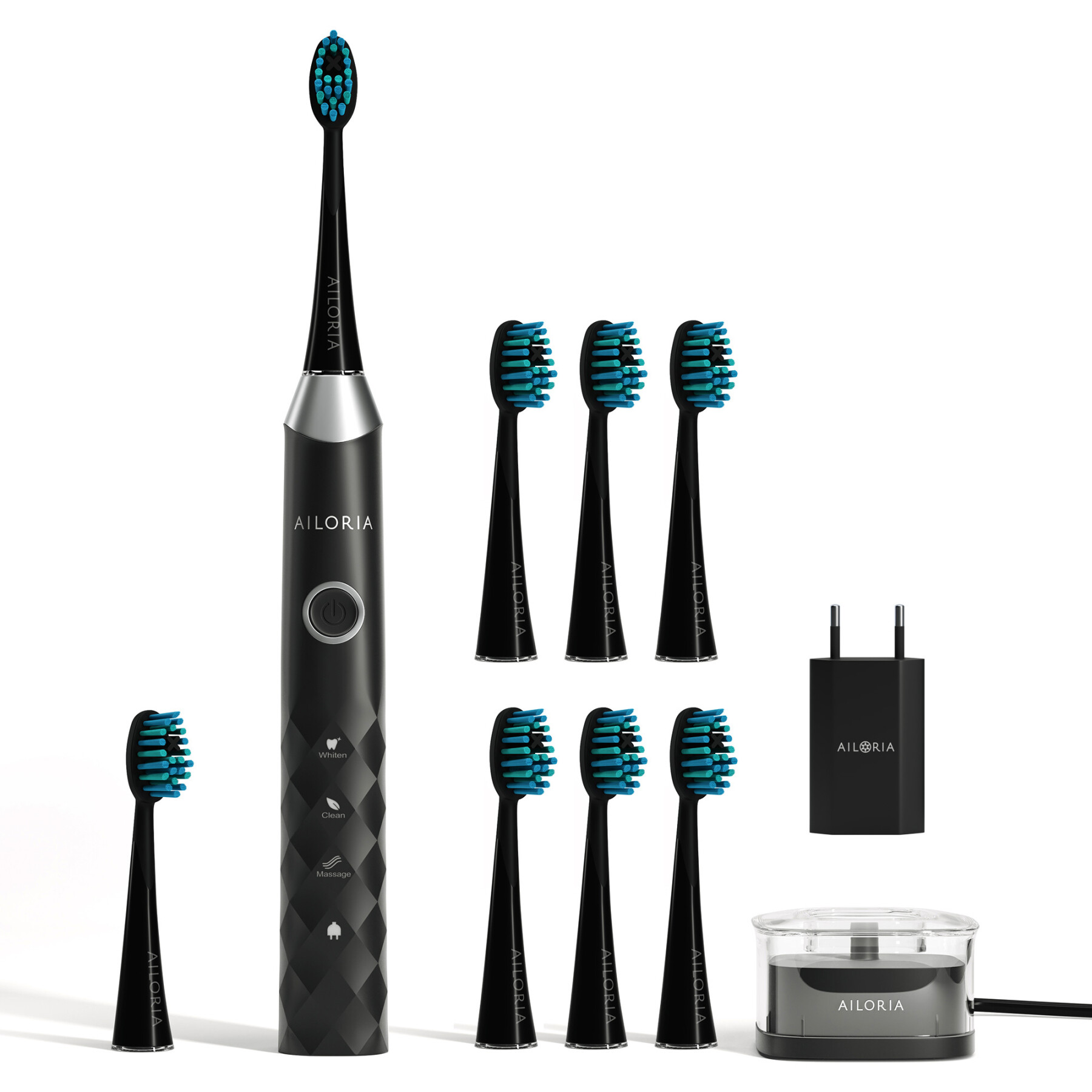 Sonic technology toothbrush set usb Ailoria Shine Bright
