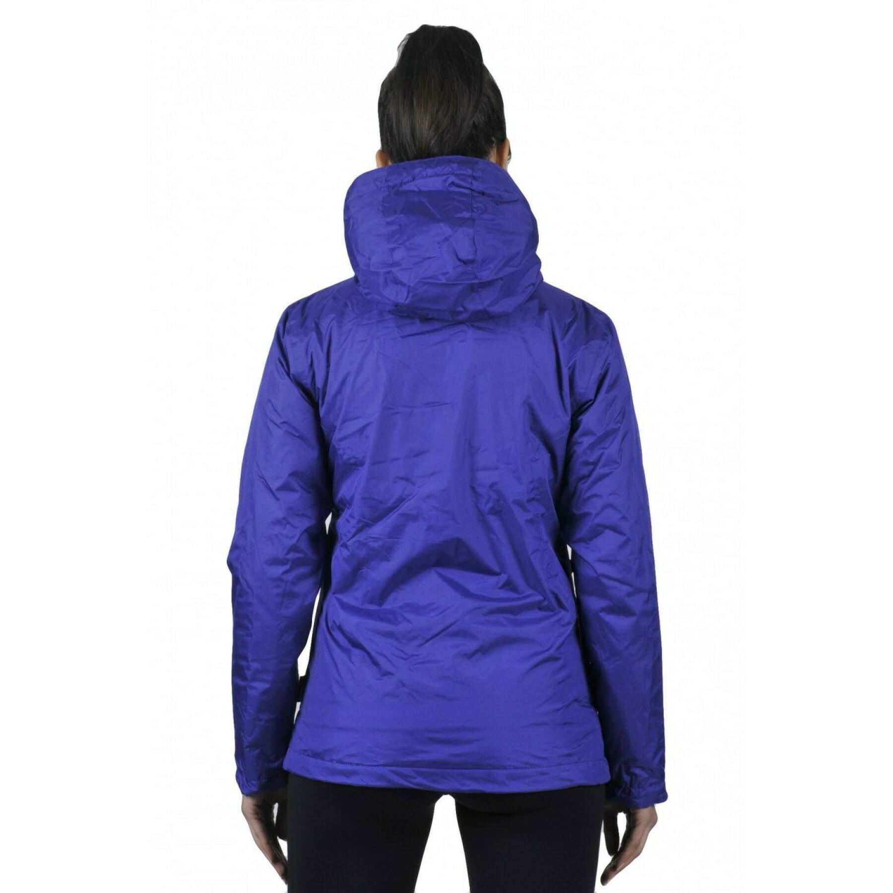 Women's double fleece waterproof jacket Peak Mountain Ajik