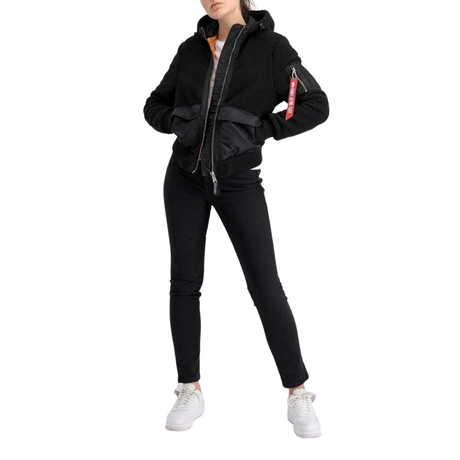 Women's zip-up hooded jacket Alpha Industries