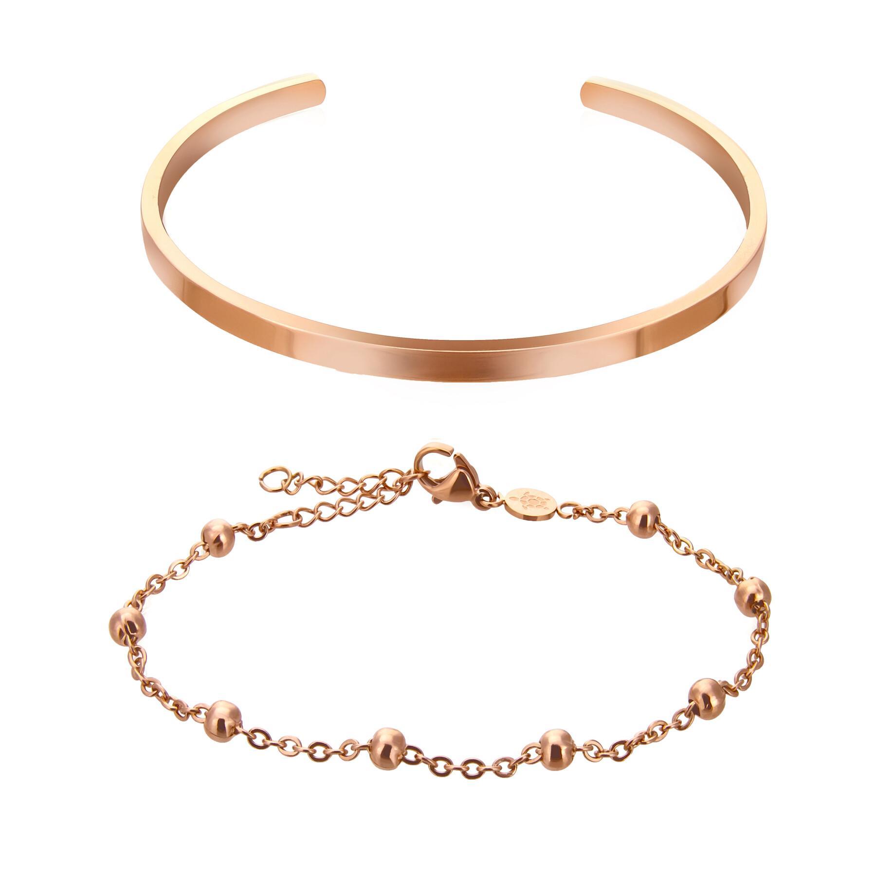 Set of 2 women's bracelets Amelia Parker Rustle
