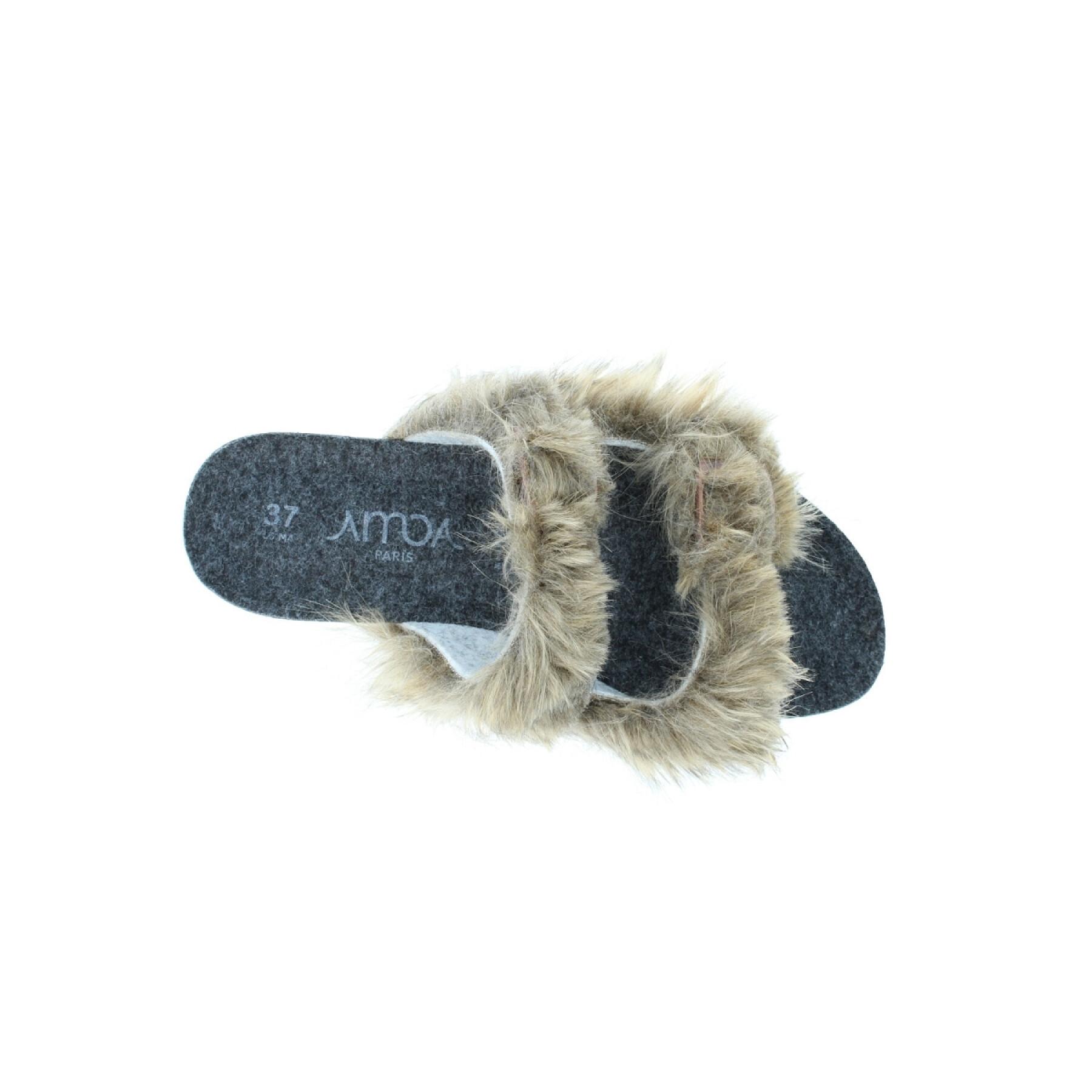 Women's slippers Amoa Borgogna