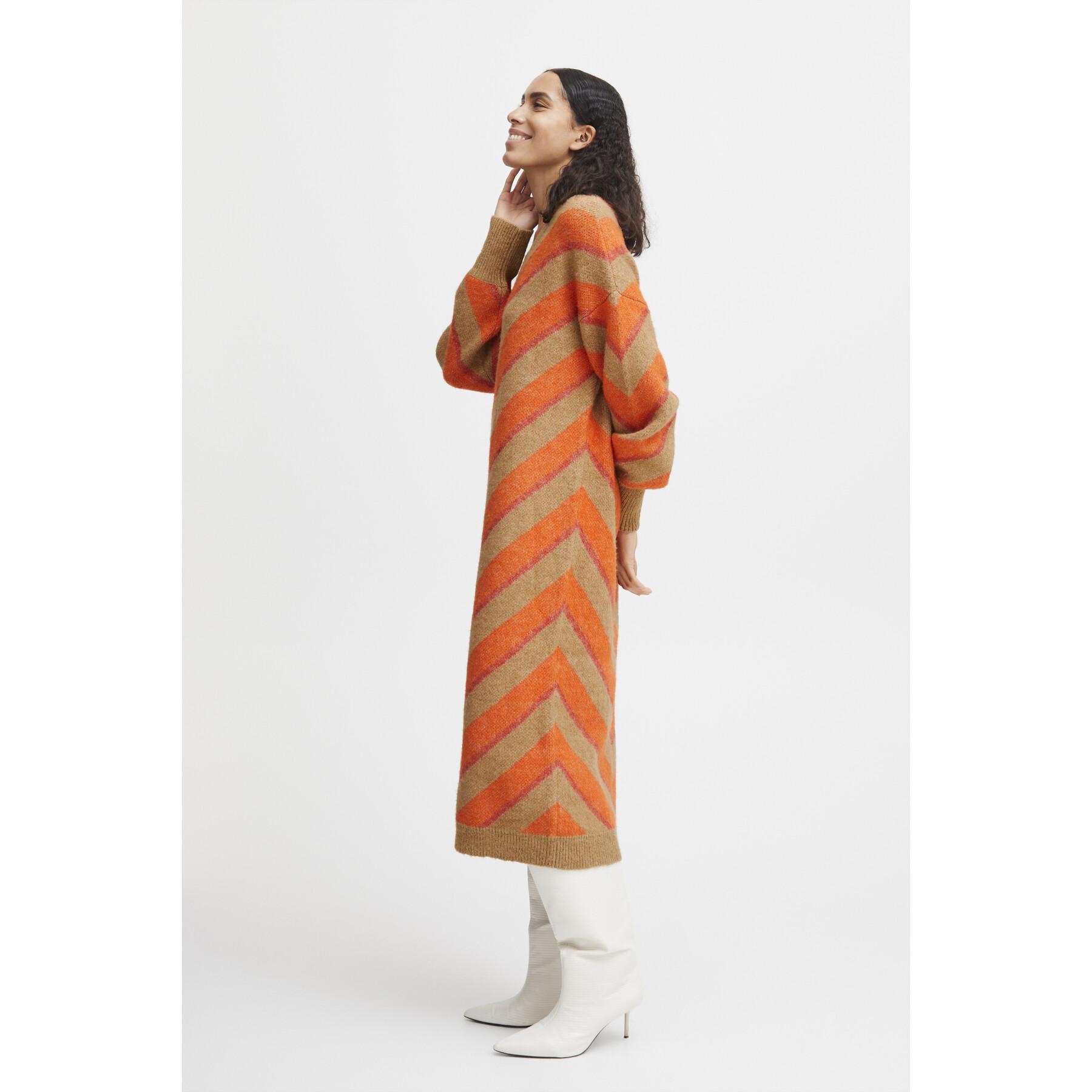 Striped dress for women b.young Mica