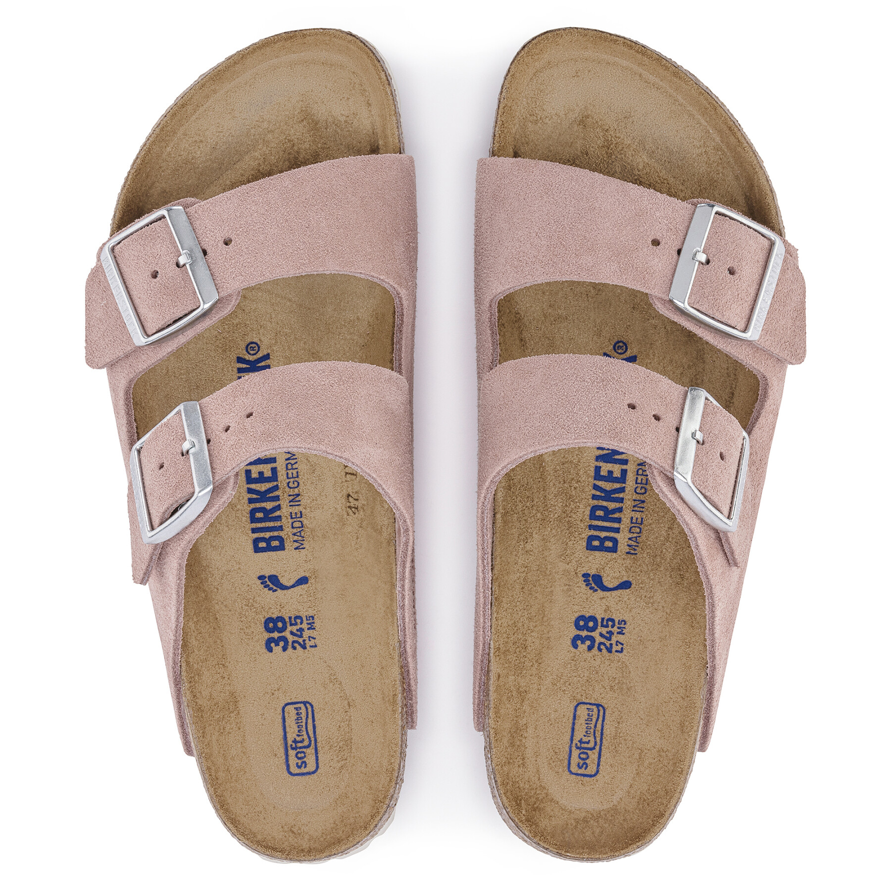 Women's sandals Birkenstock Arizona Soft Footbed Suede Leather