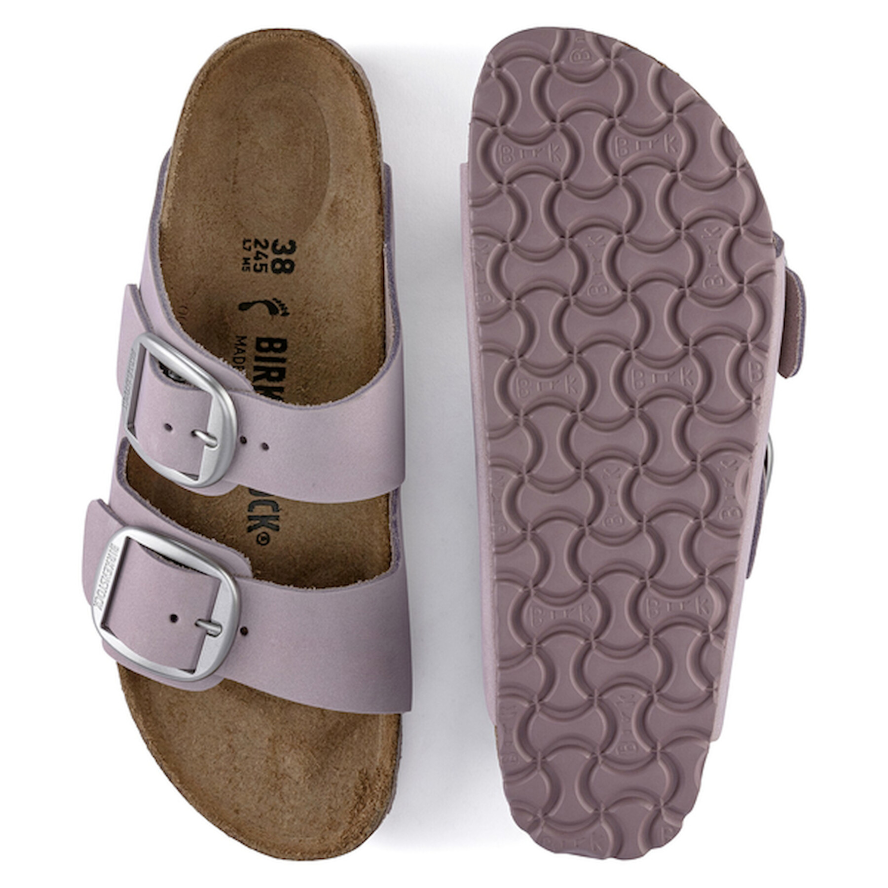 Women's sandals Birkenstock Arizona Big Buckle Nubuck Leather