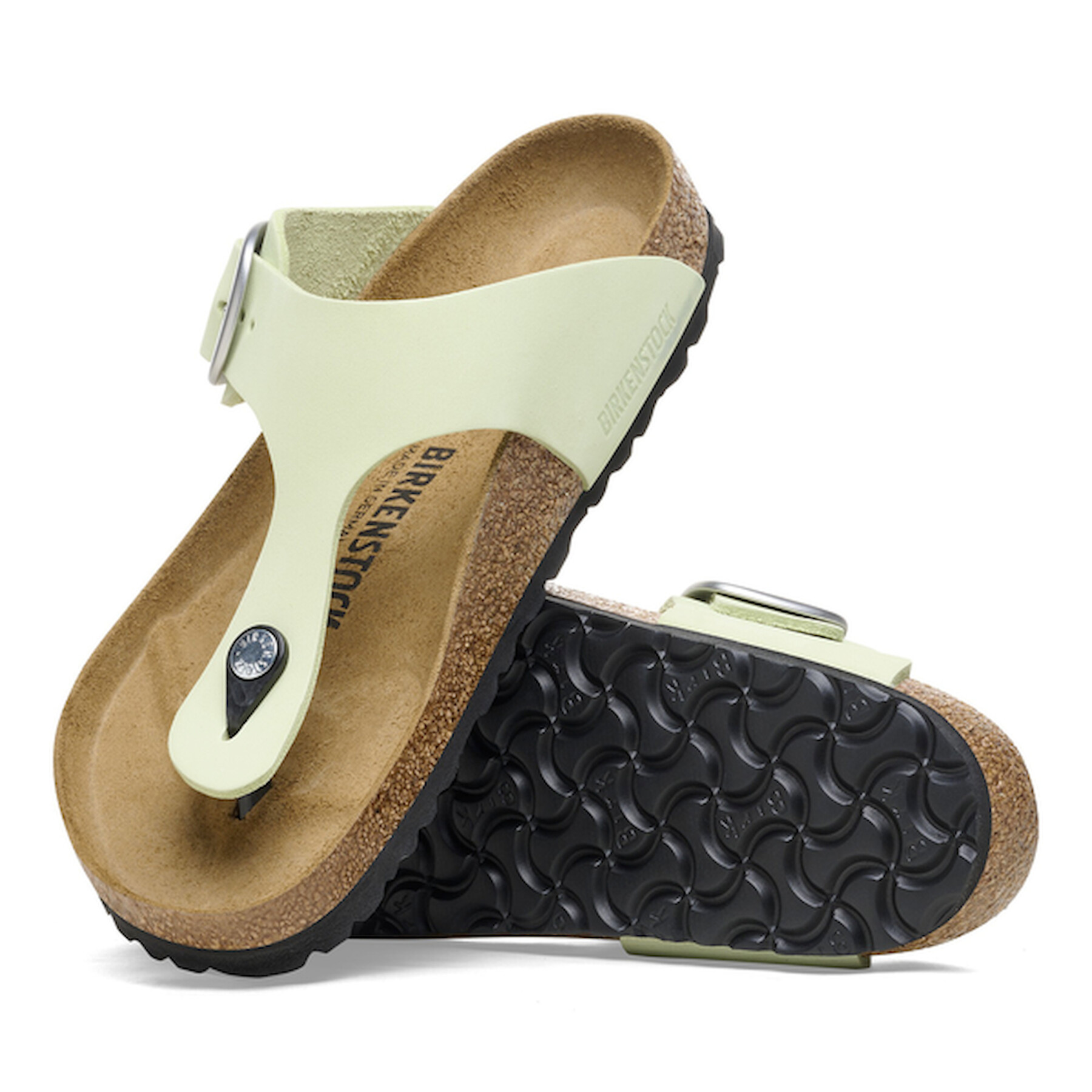 Women's sandals Birkenstock Gizeh Big Buckle Nubuck Leather