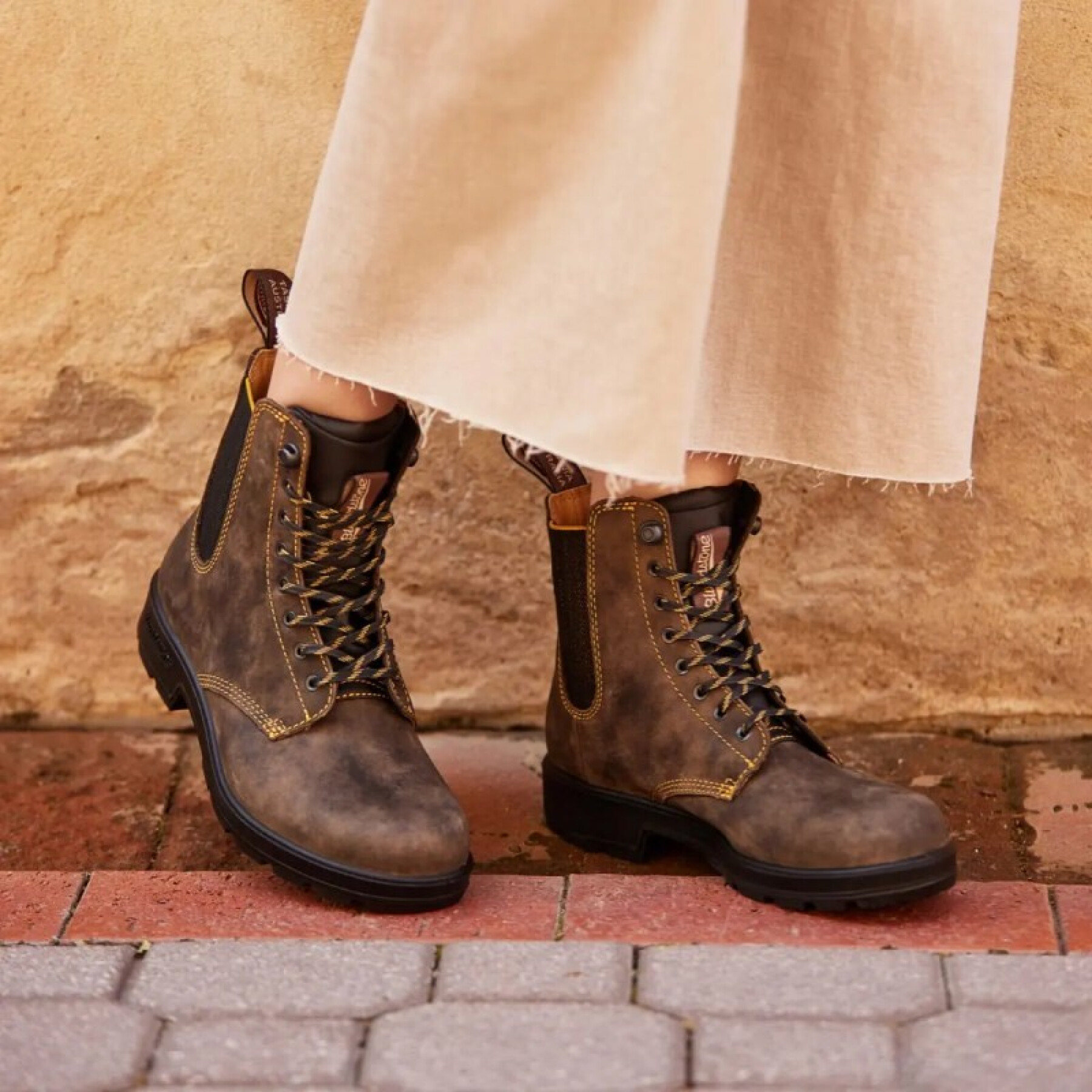 Women's elastic lace-up boots Blundstone Original
