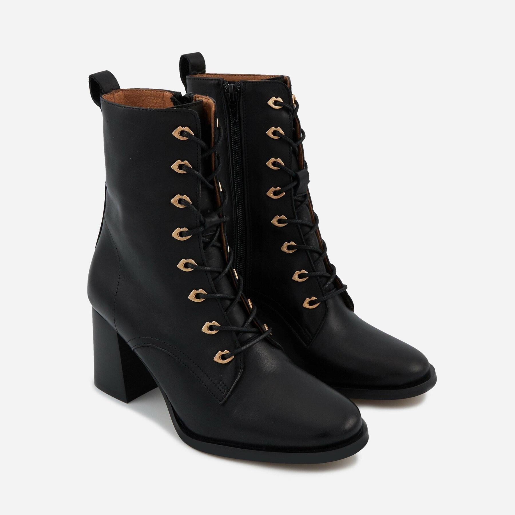 Leather boots woman Bons baisers de Paname Joss