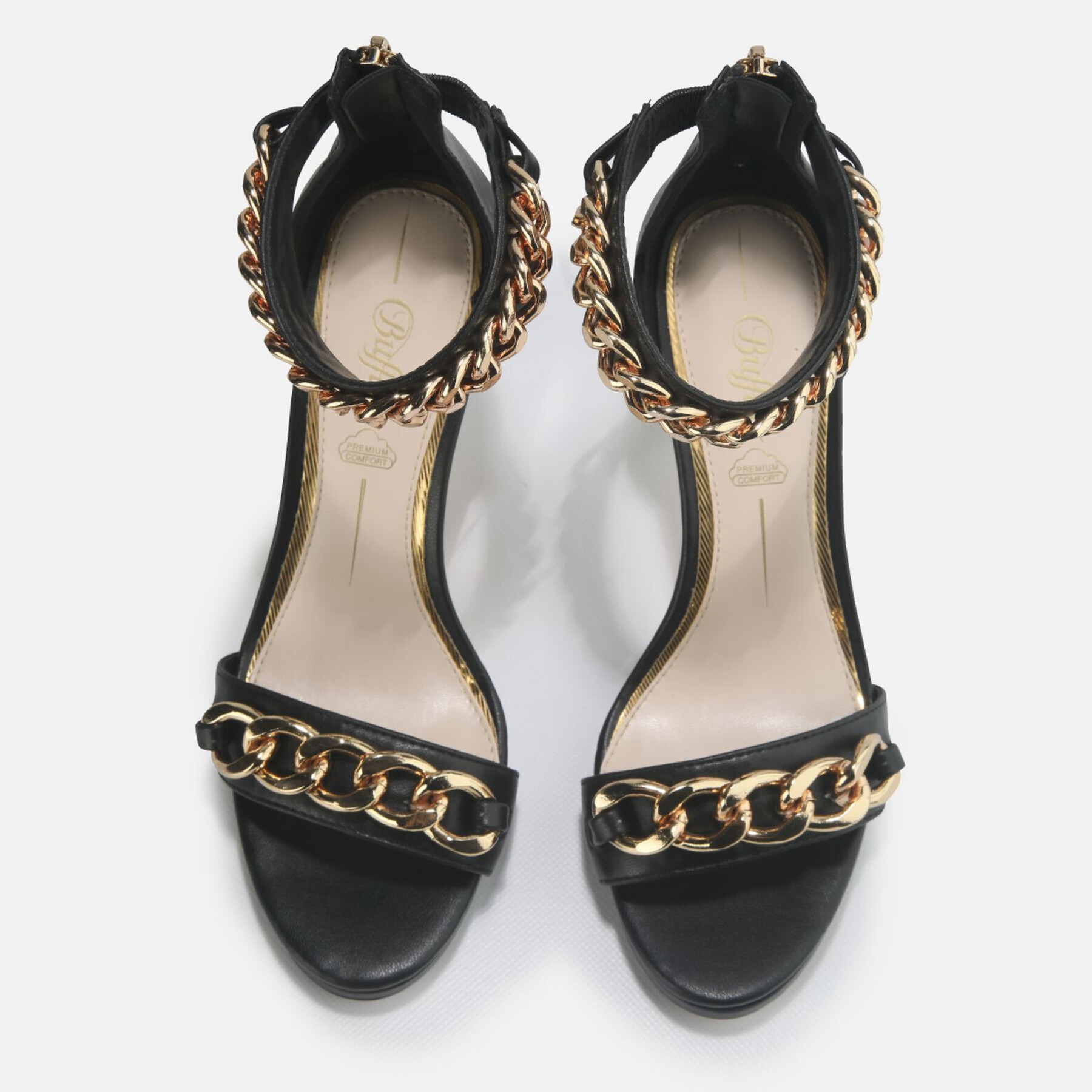 Women's heel sandals Buffalo Serena chain