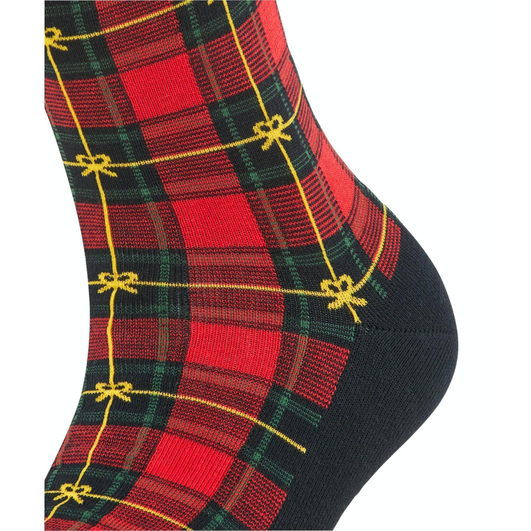 Women's socks Burlington X-Mas Tartan