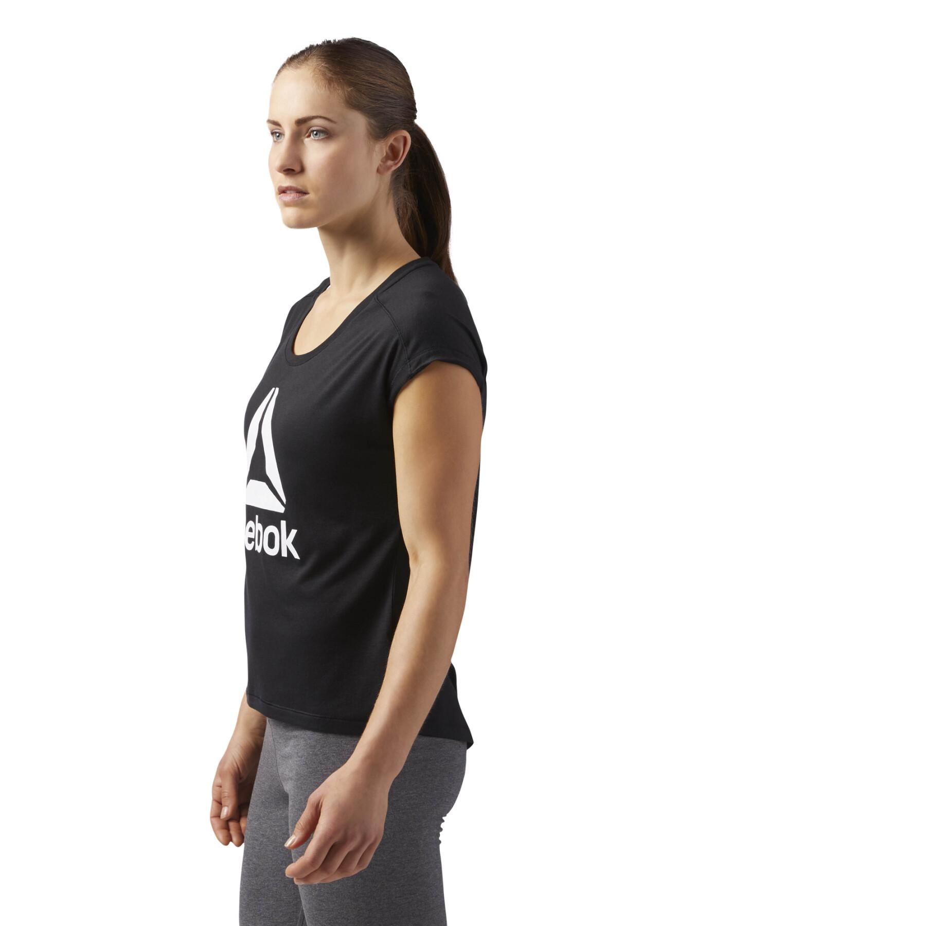 Women's T-shirt Reebok Workout Ready Supremium 2.0 Logo