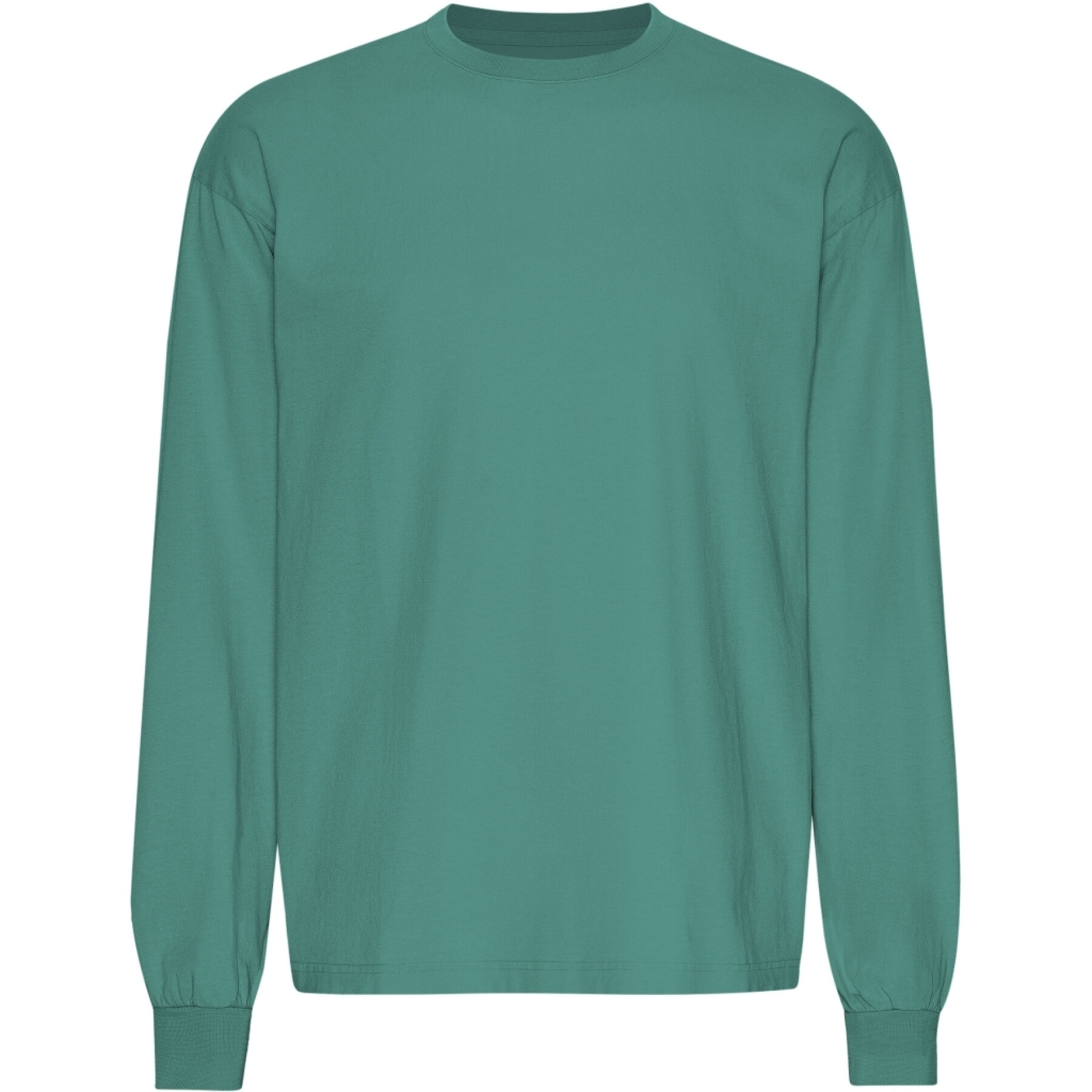 Oversized long-sleeve T-shirt Colorful Standard Organic Pine Green
