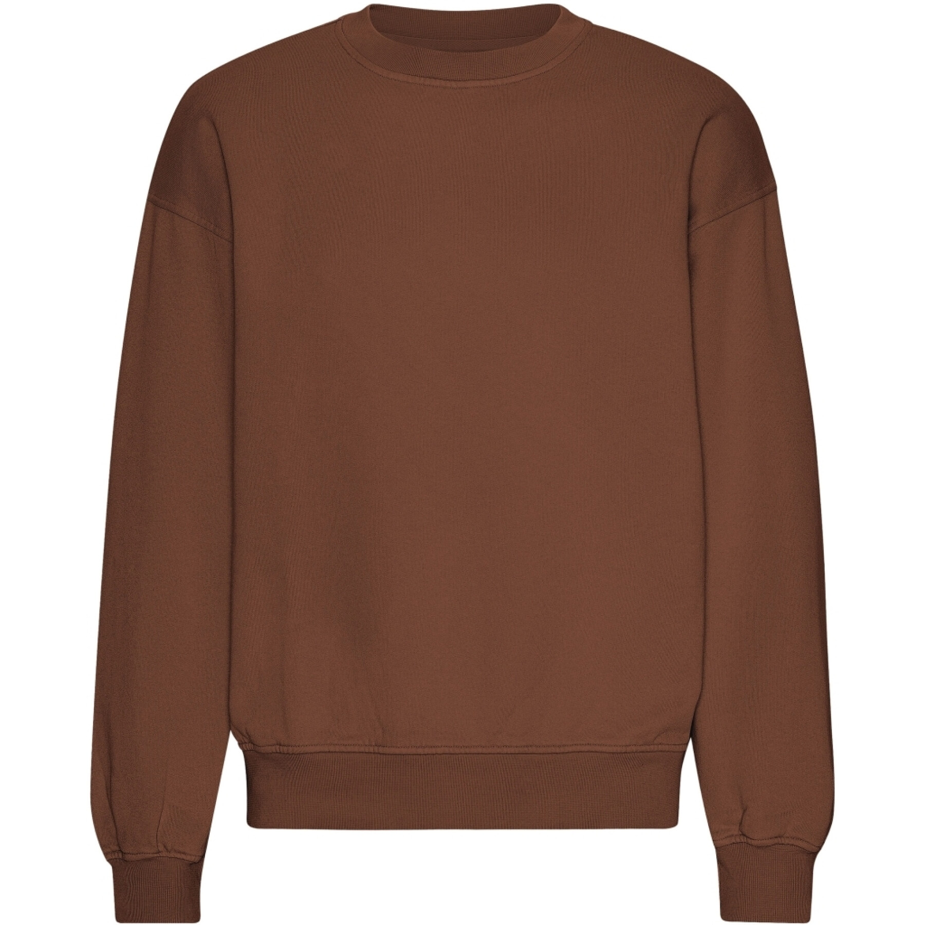 Oversized round-neck sweatshirt Colorful Standard Organic Cinnamon Brown