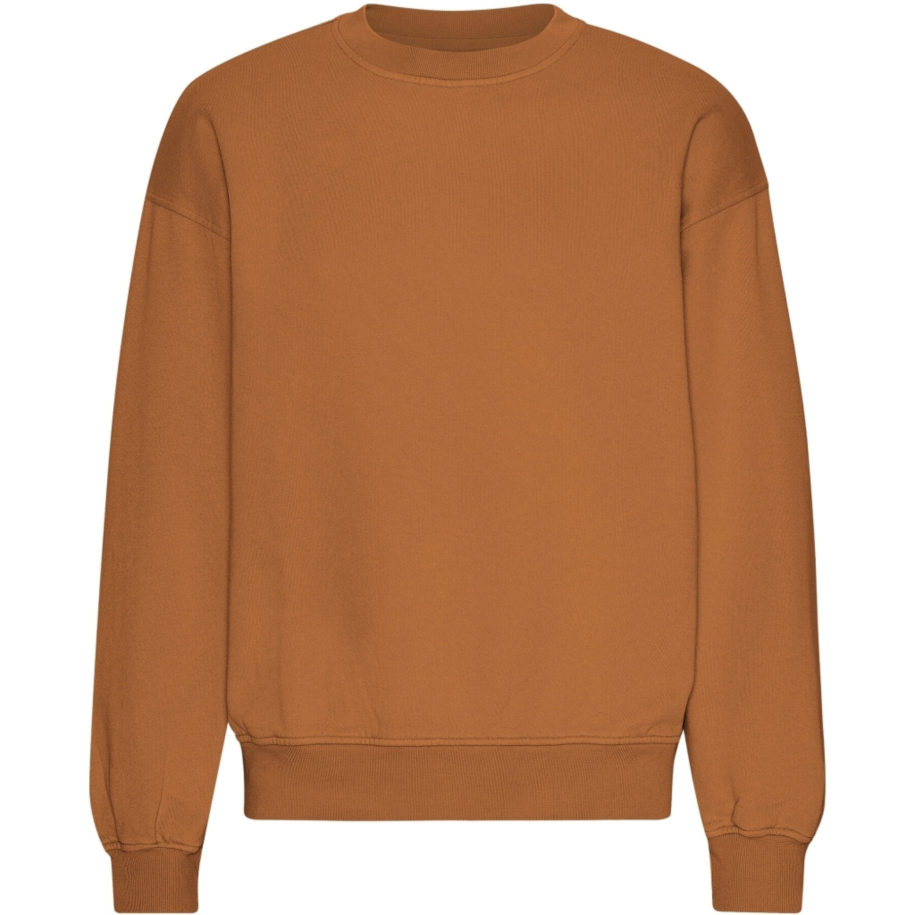 Oversized round-neck sweatshirt Colorful Standard Organic Ginger Brown