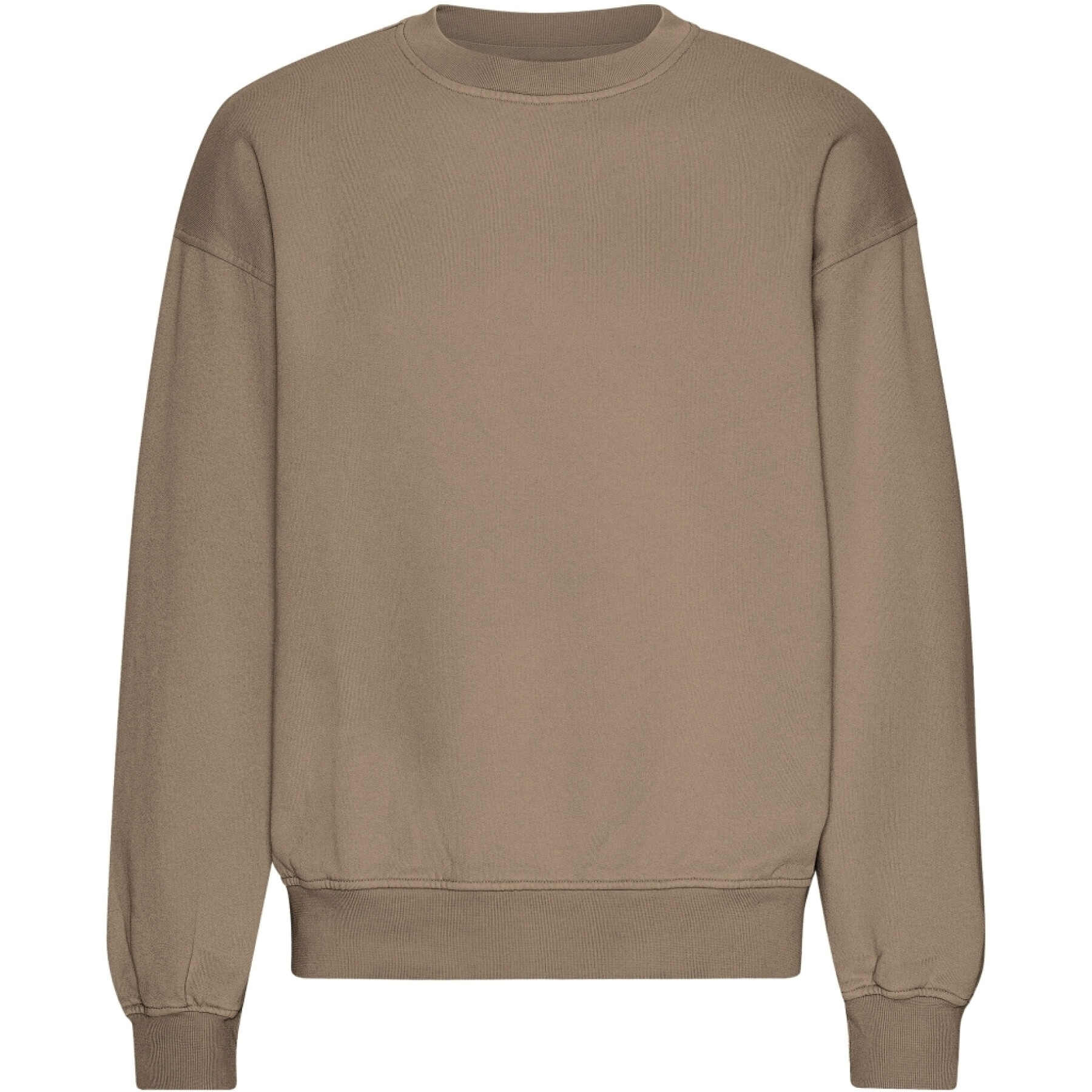 Oversized round-neck sweatshirt Colorful Standard Organic Warm Taupe