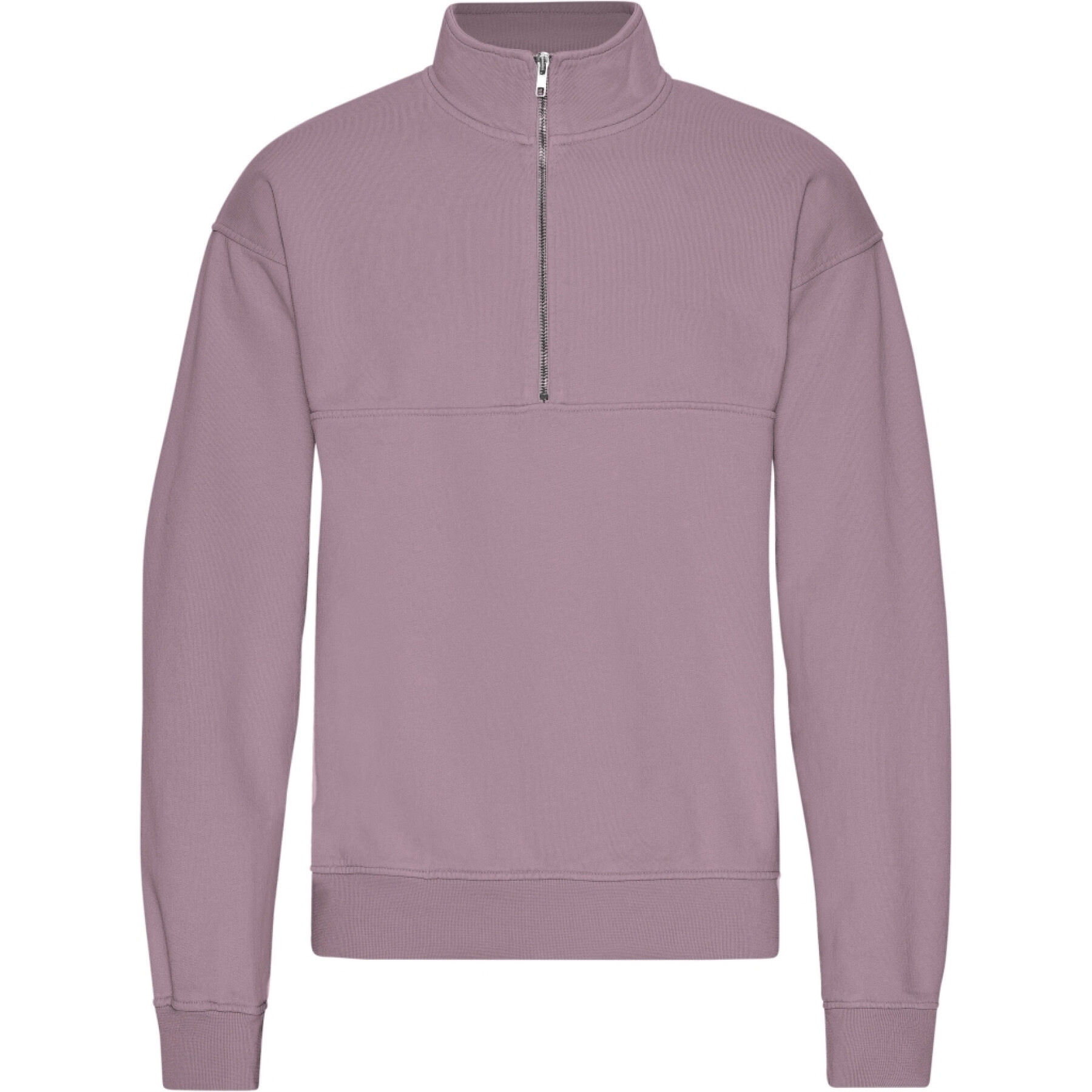 1/4 zip sweatshirt Colorful Standard Organic Pearly Purple