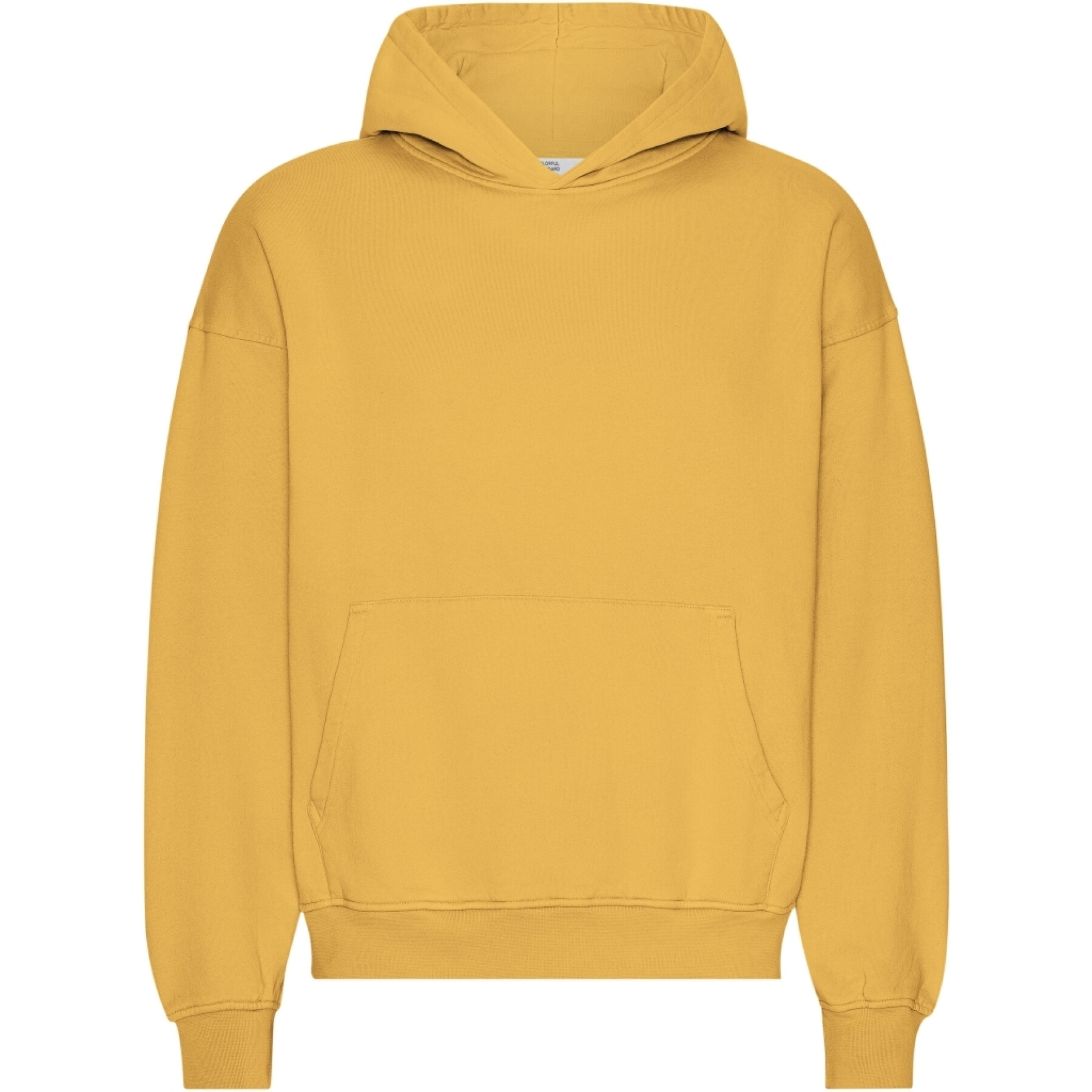 Oversized hooded sweatshirt Colorful Standard Organic Burned Yellow