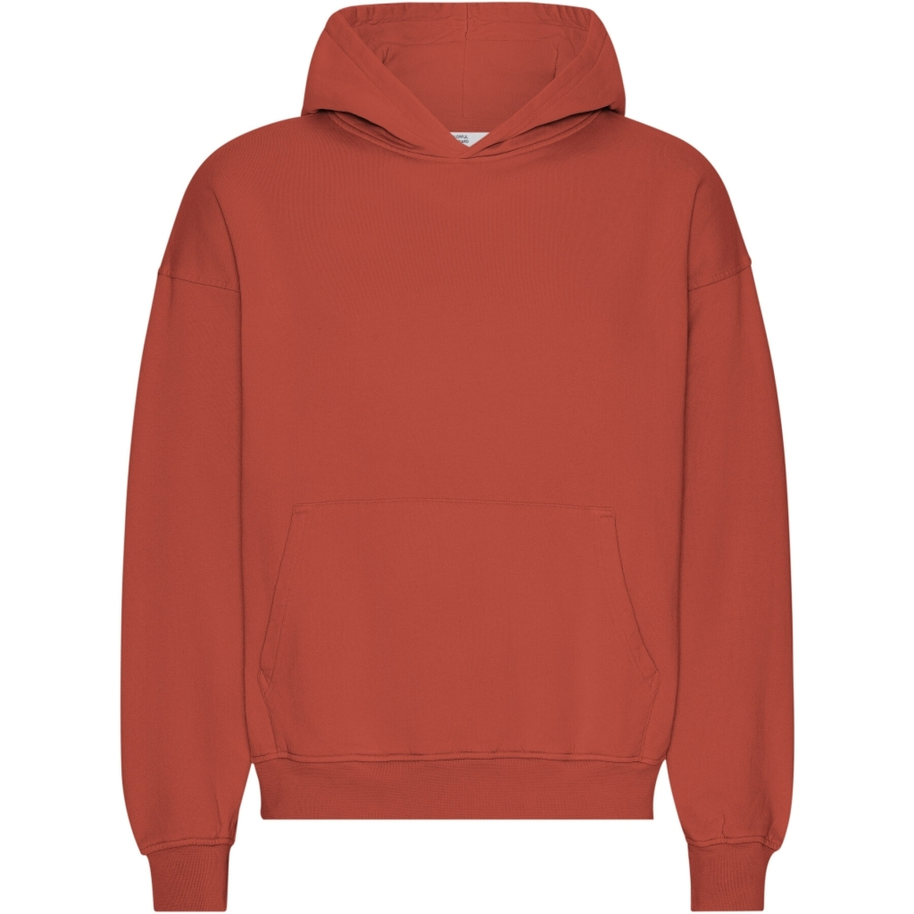 Oversized hooded sweatshirt Colorful Standard Organic Dark Amber