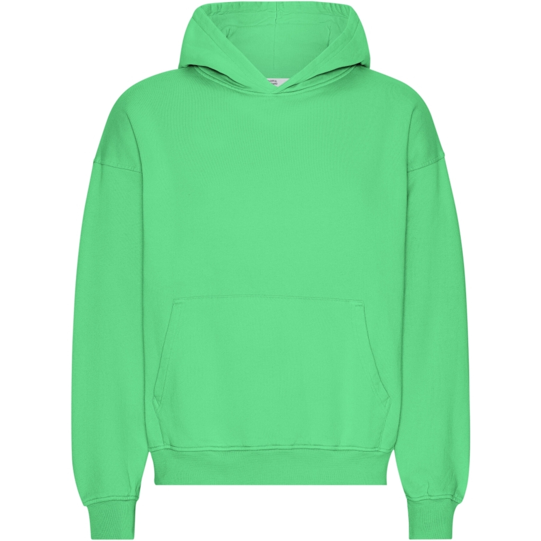 Oversized hooded sweatshirt Colorful Standard Organic Spring Green