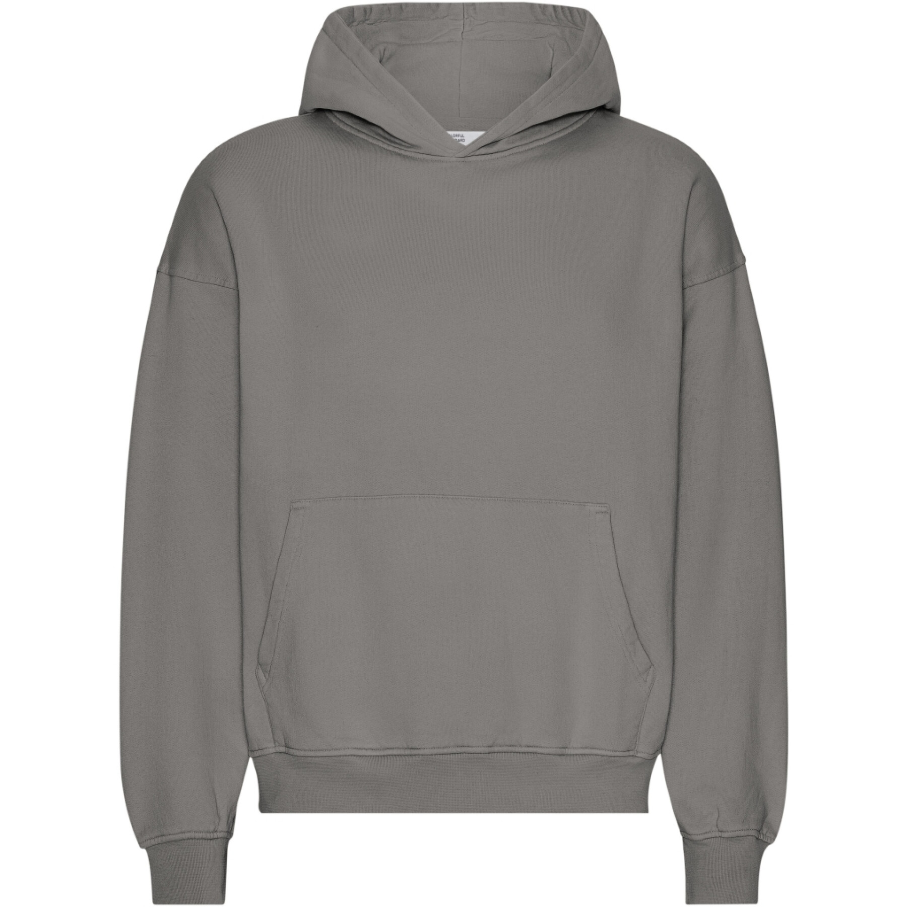 Oversized hooded sweatshirt Colorful Standard Organic Storm Grey
