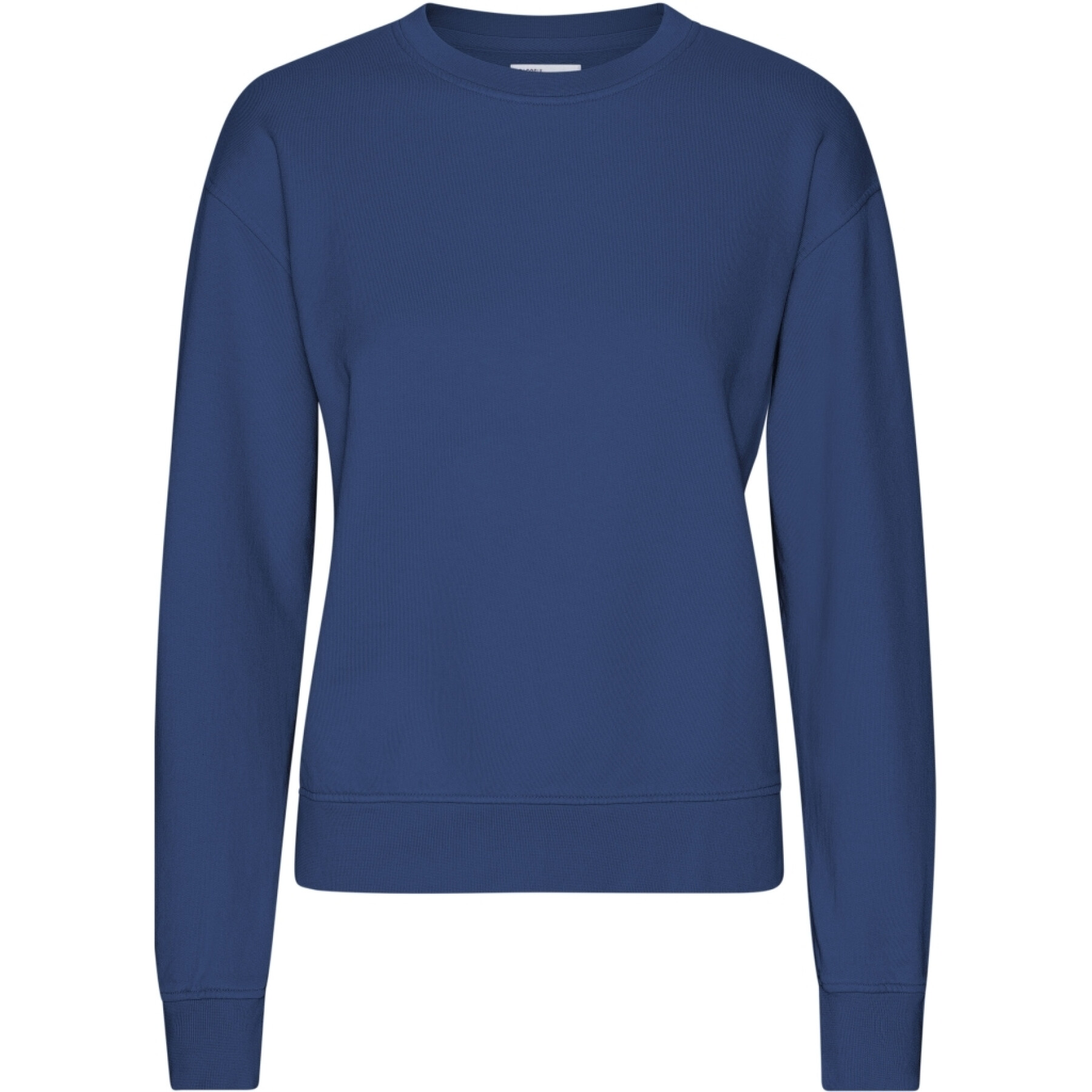 Sweatshirt round neck woman Colorful Standard Classic Organic Marine Blue