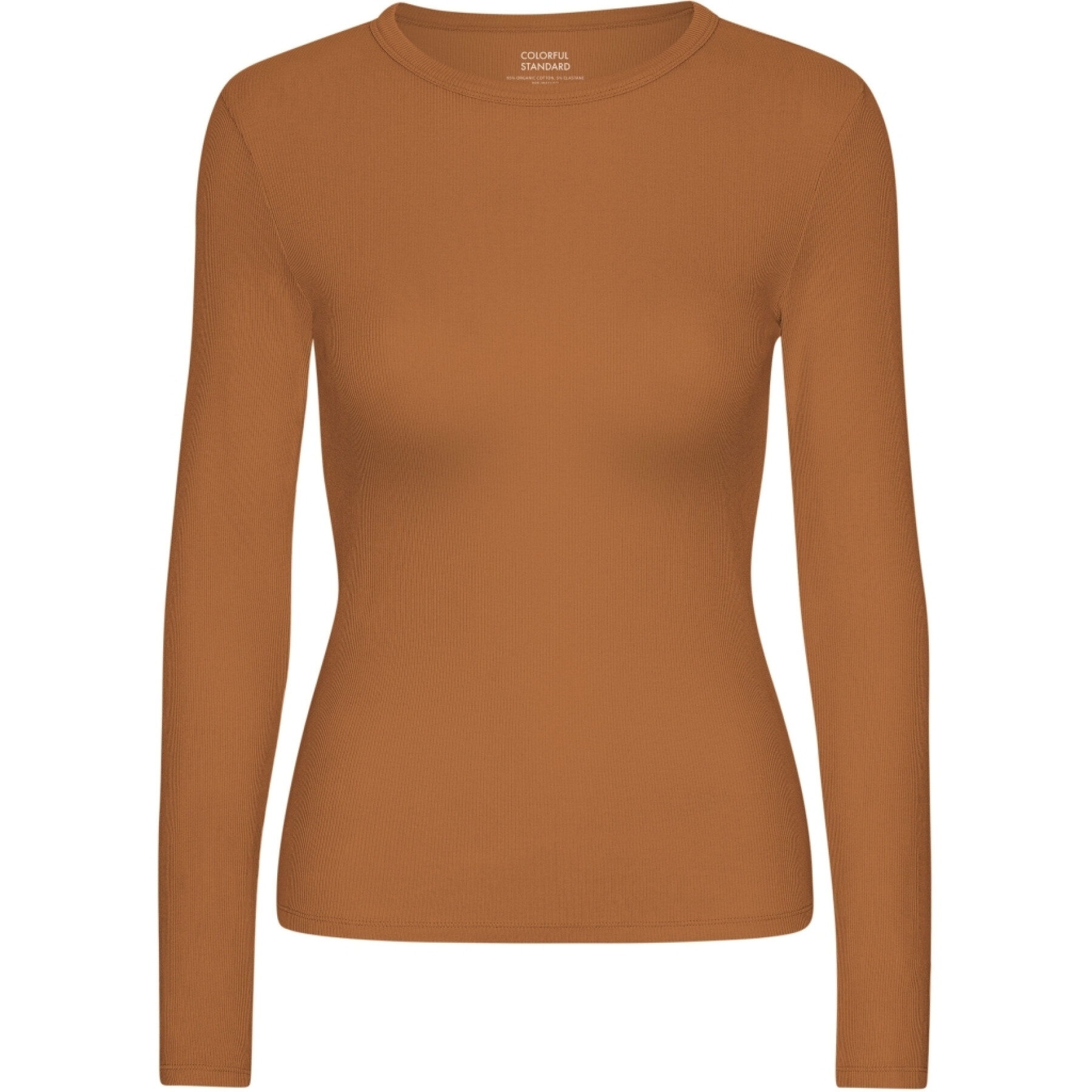 Women's long sleeve T-shirt Colorful Standard Organic Ginger Brown