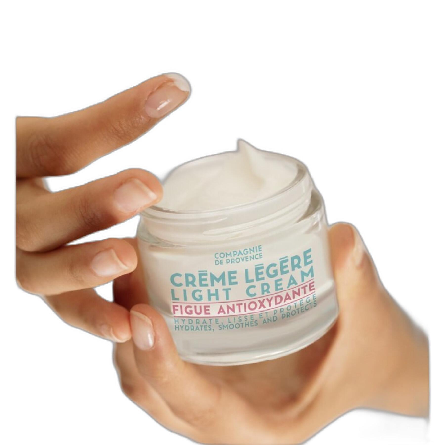 Light face cream fig anti-oxidant Compagnie de Provence 50 ml