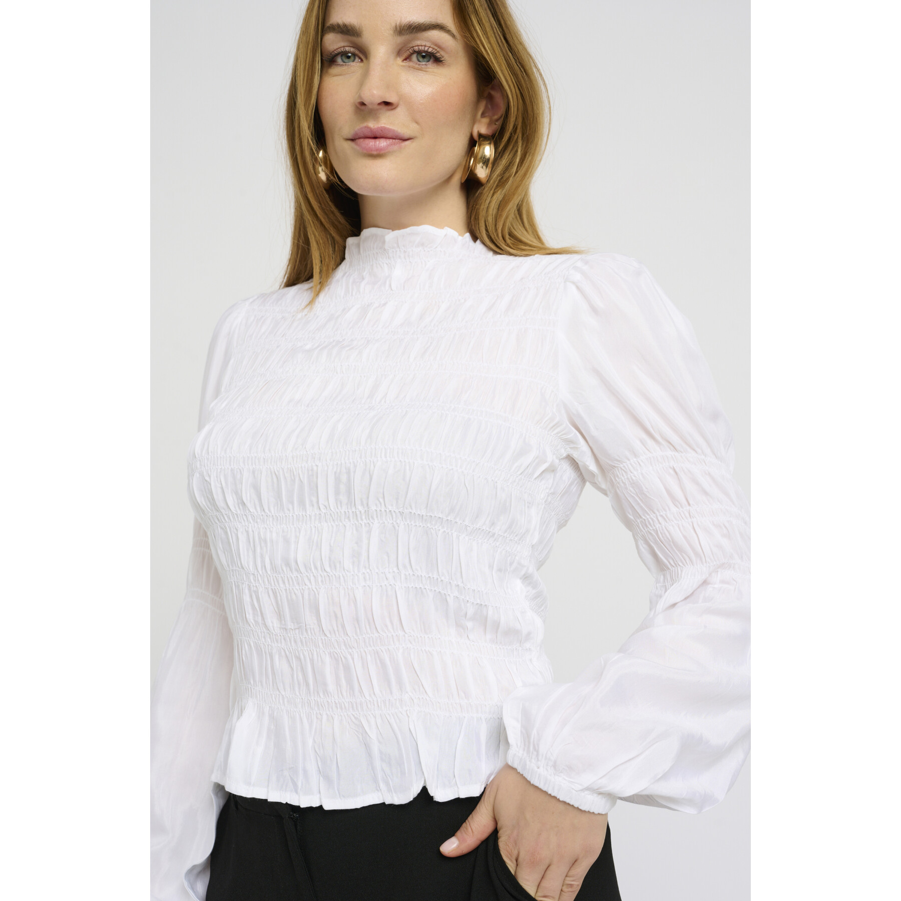 Women's blouse Cream Henva
