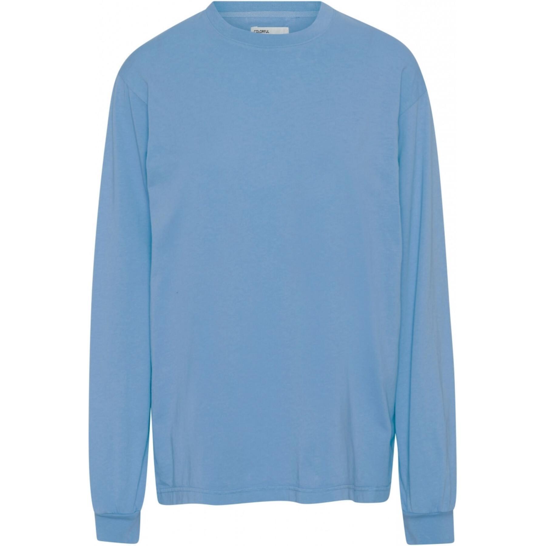 Long sleeve T-shirt Colorful Standard Organic oversized sky blue