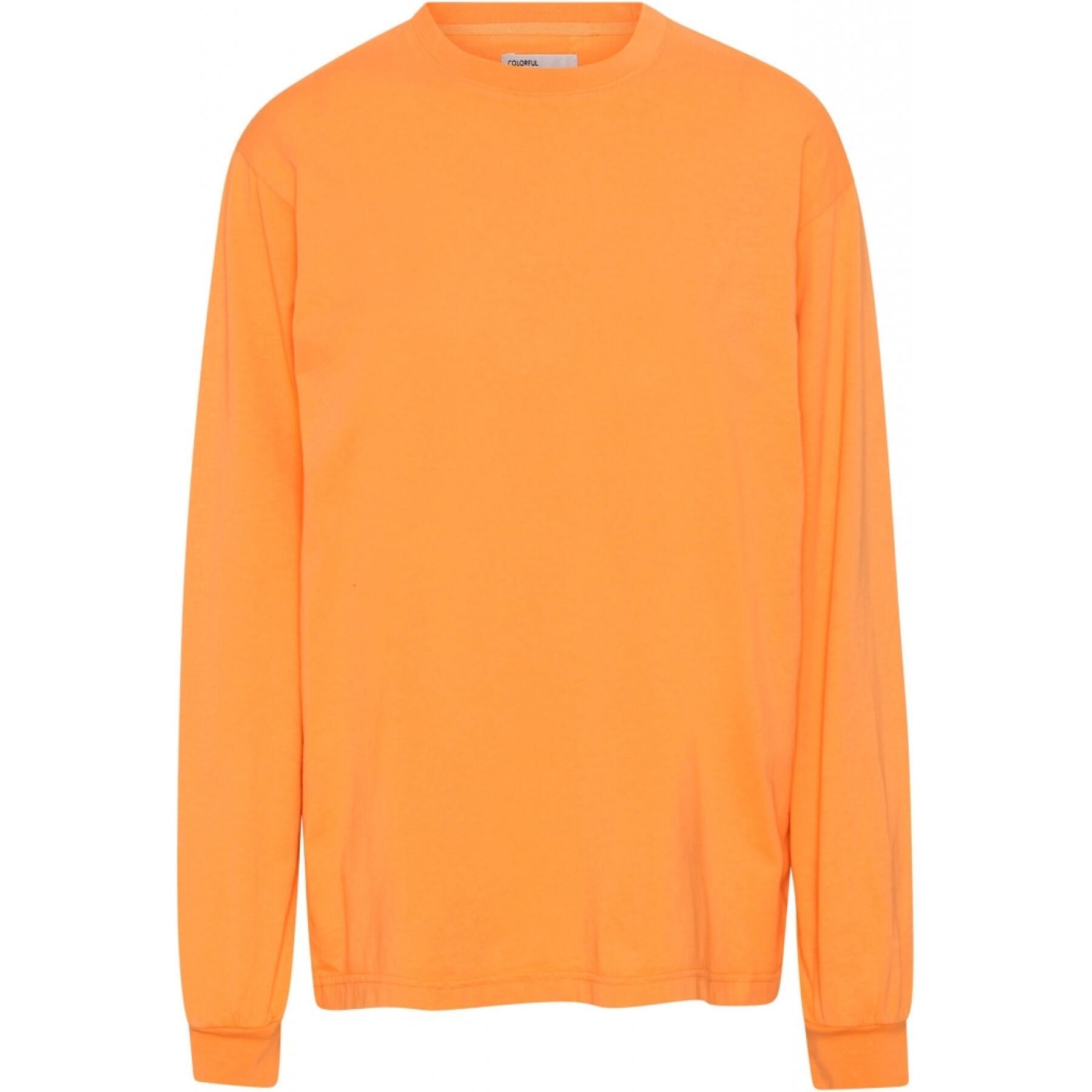 Long sleeve T-shirt Colorful Standard Organic oversized sunny orange