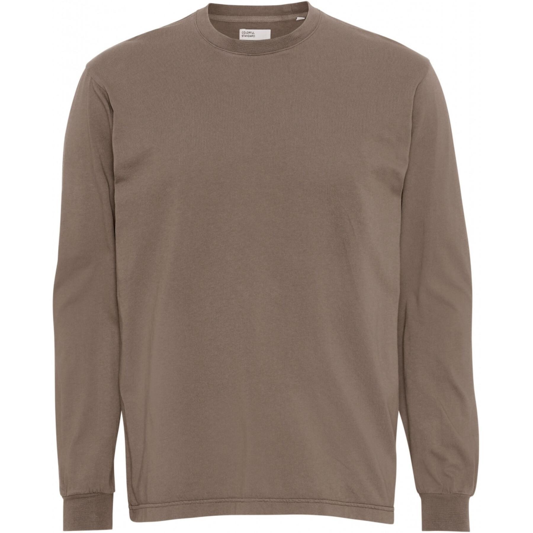 Long sleeve T-shirt Colorful Standard Organic oversized warm taupe