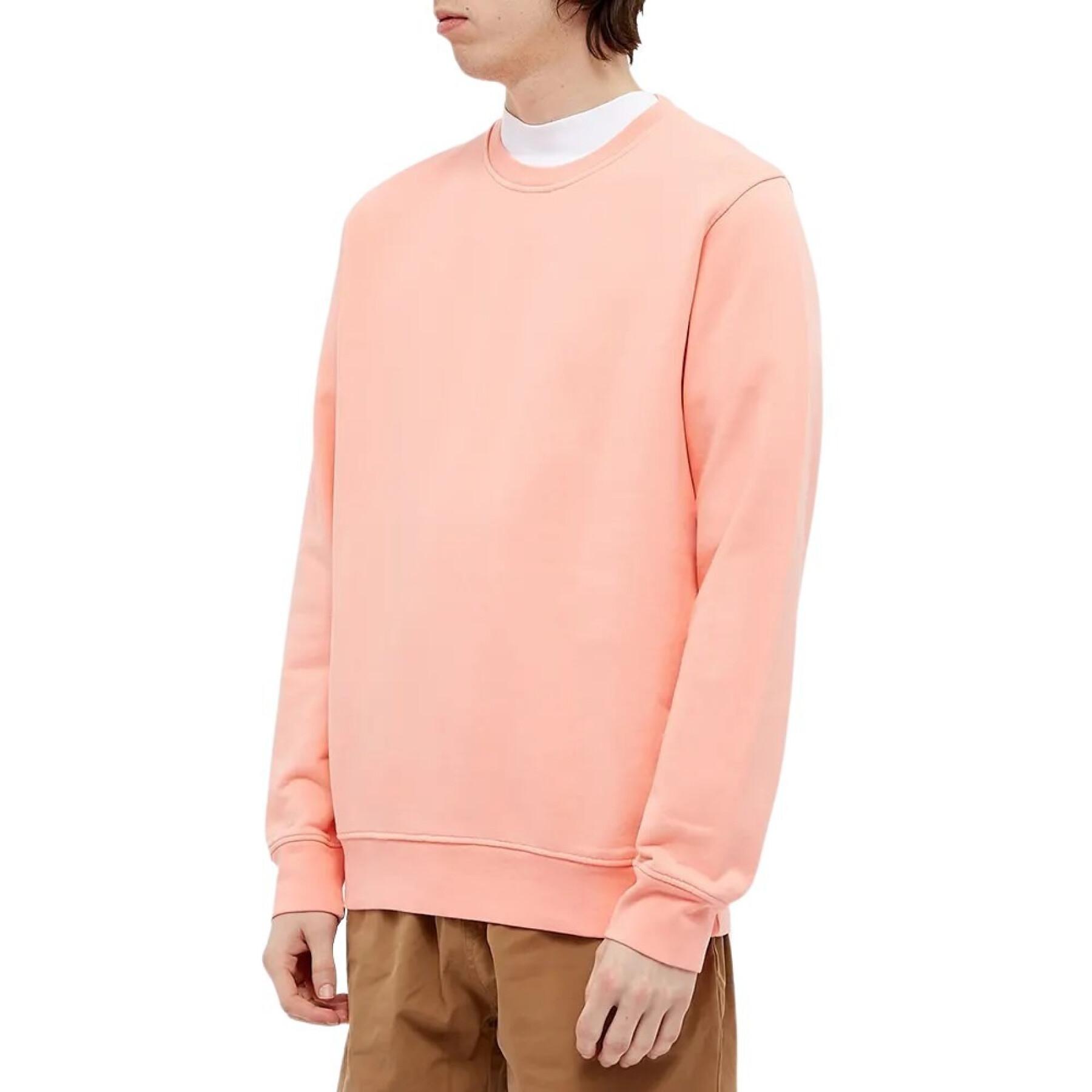 Sweatshirt round neck Colorful Standard Classic Organic bright coral