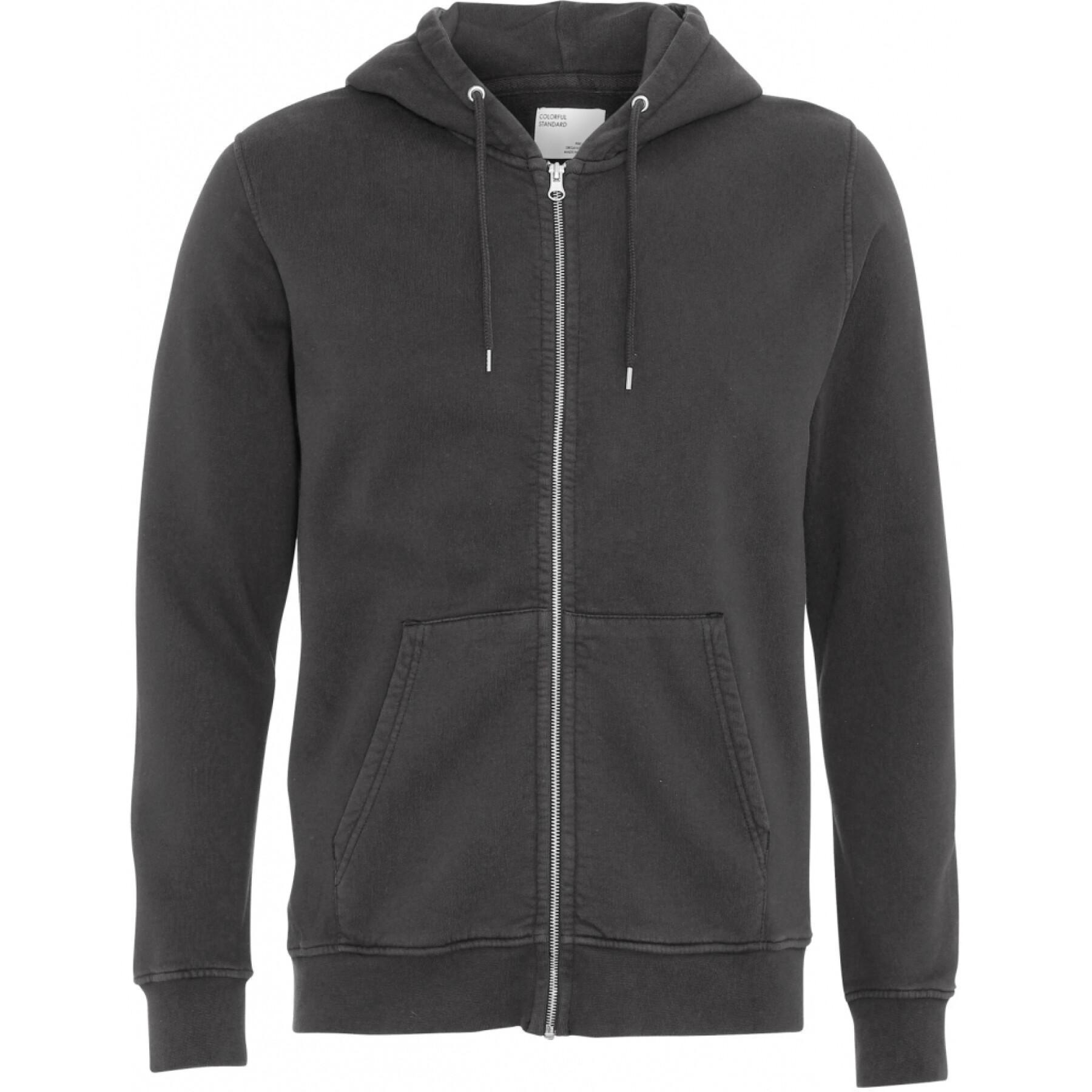 Zip-up hoodie Colorful Standard Classic Organic lava grey