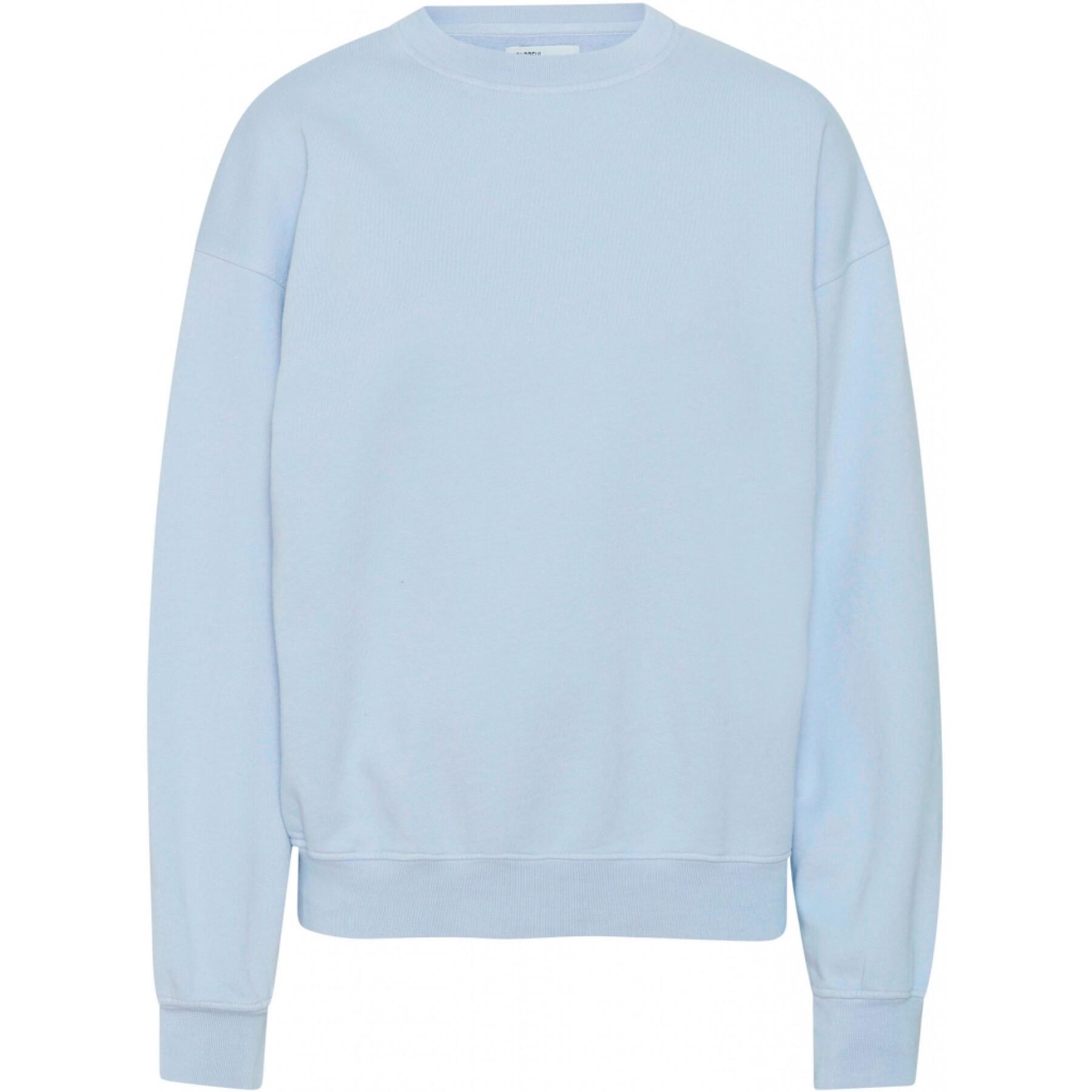 Sweatshirt round neck Colorful Standard Organic oversized polar blue