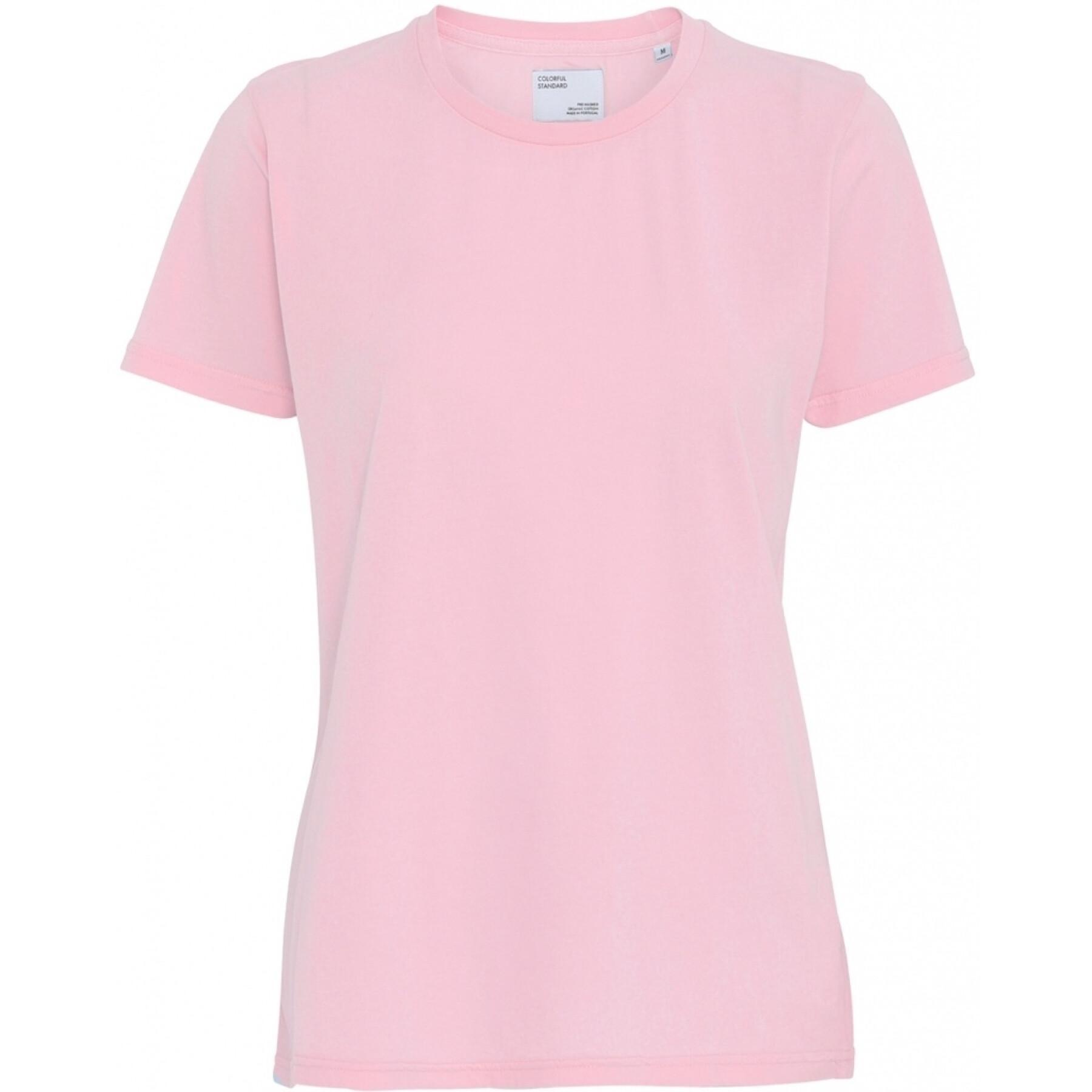Women's T-shirt Colorful Standard Light Organic flamingo pink