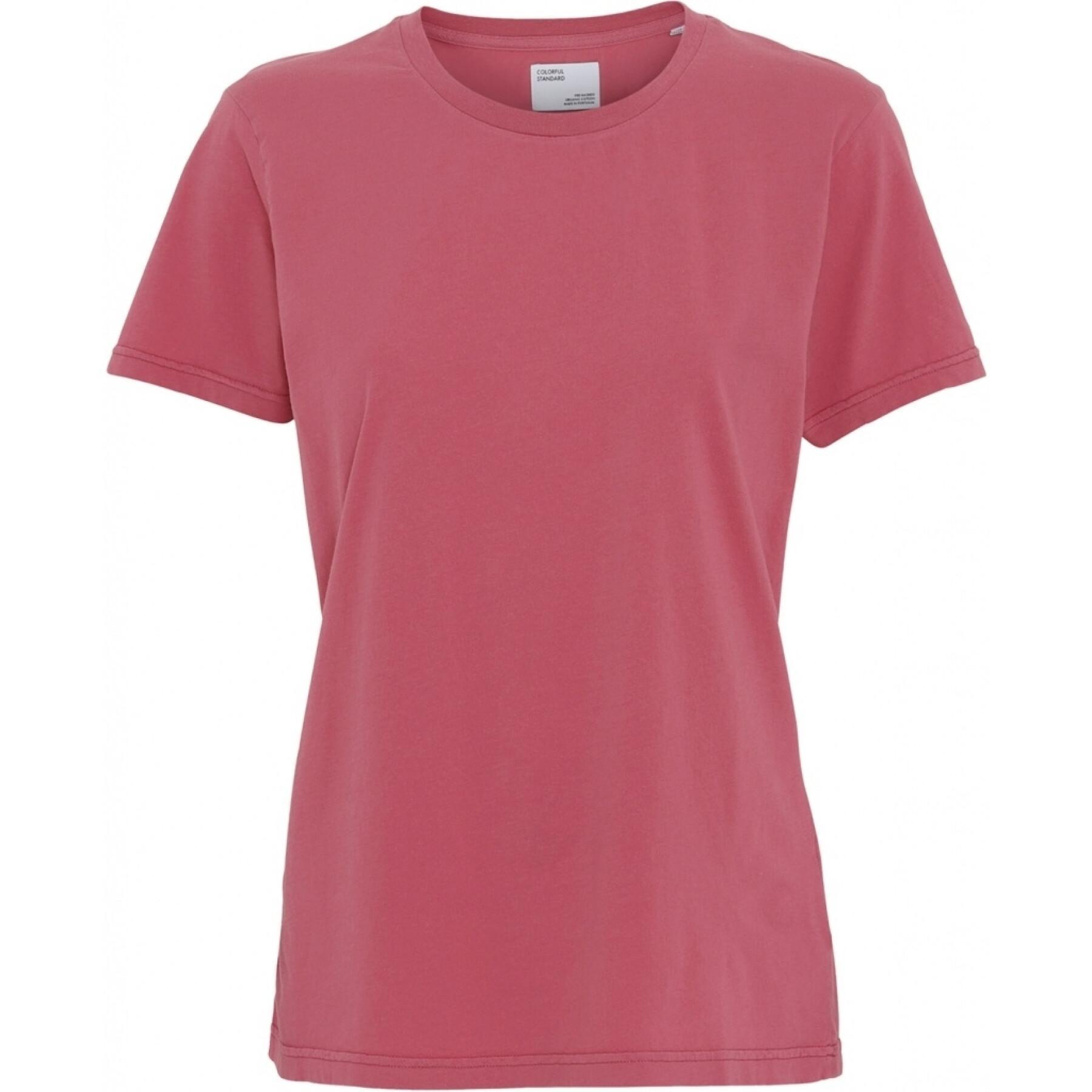 Women's T-shirt Colorful Standard Light Organic raspberry pink