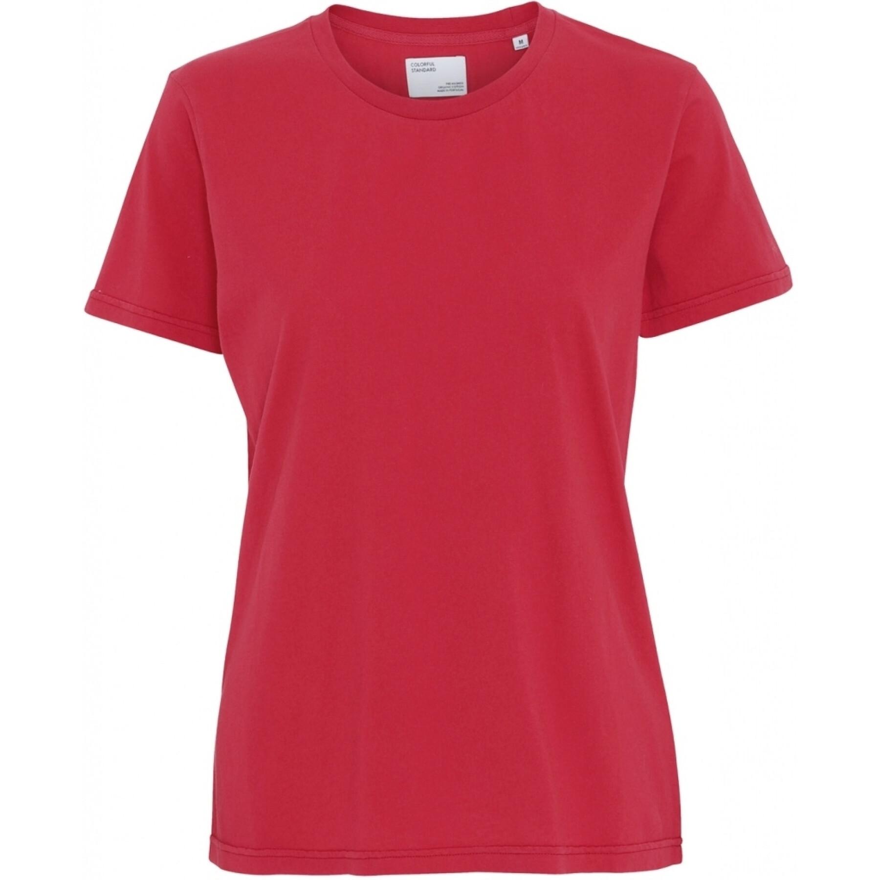 Women's T-shirt Colorful Standard Light Organic scarlet red